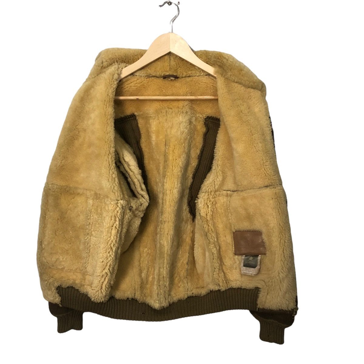 Leather Vintage GL Bowron Sheepskin Wool N Suede Made in New Zealand Size US M / EU 48-50 / 2 - 5 Thumbnail