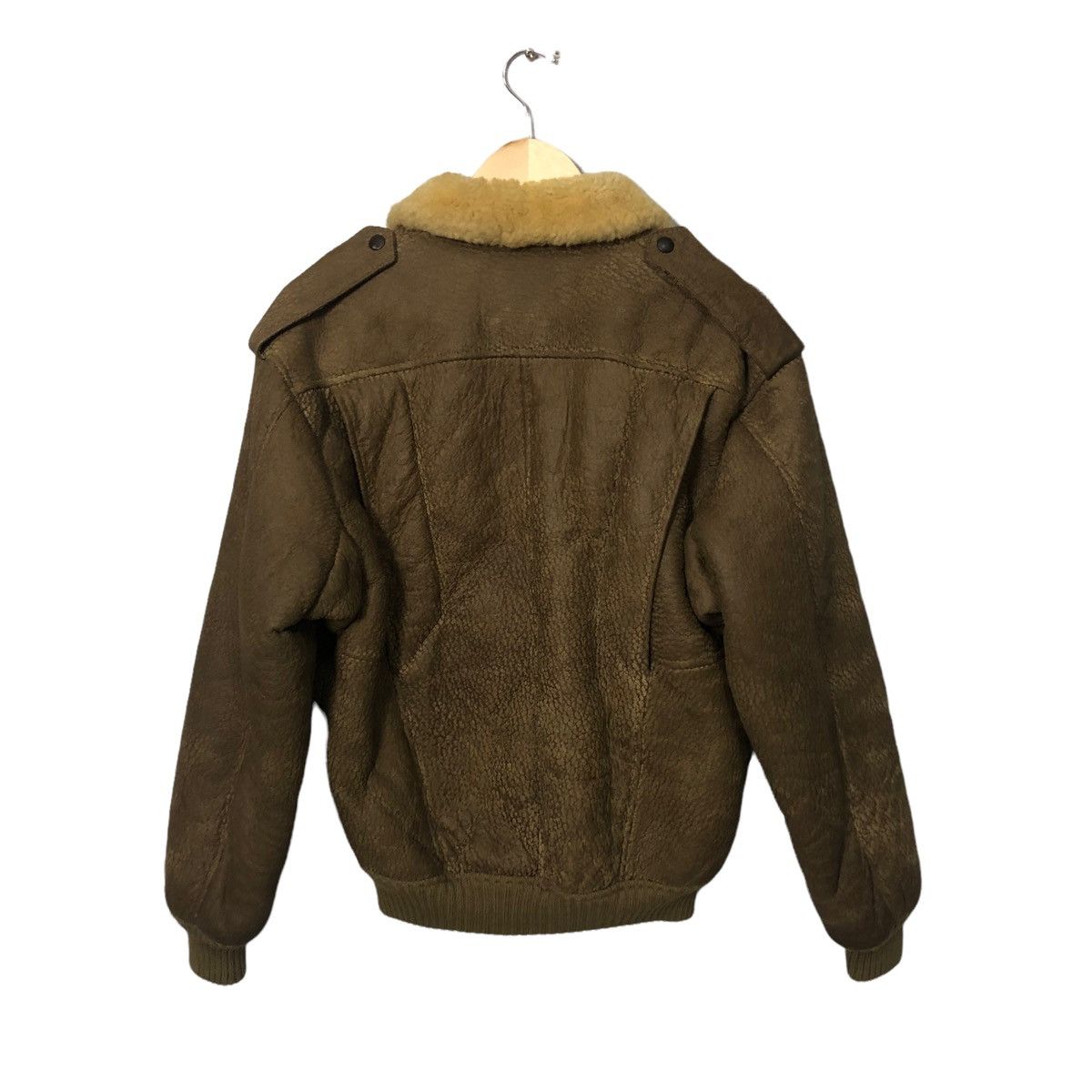 Leather Vintage GL Bowron Sheepskin Wool N Suede Made in New Zealand Size US M / EU 48-50 / 2 - 6 Thumbnail