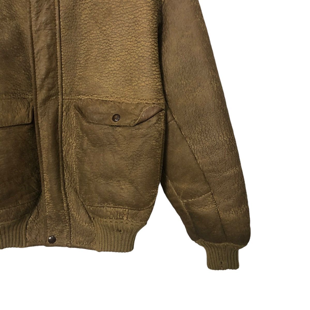 Leather Vintage GL Bowron Sheepskin Wool N Suede Made in New Zealand Size US M / EU 48-50 / 2 - 2 Thumbnail