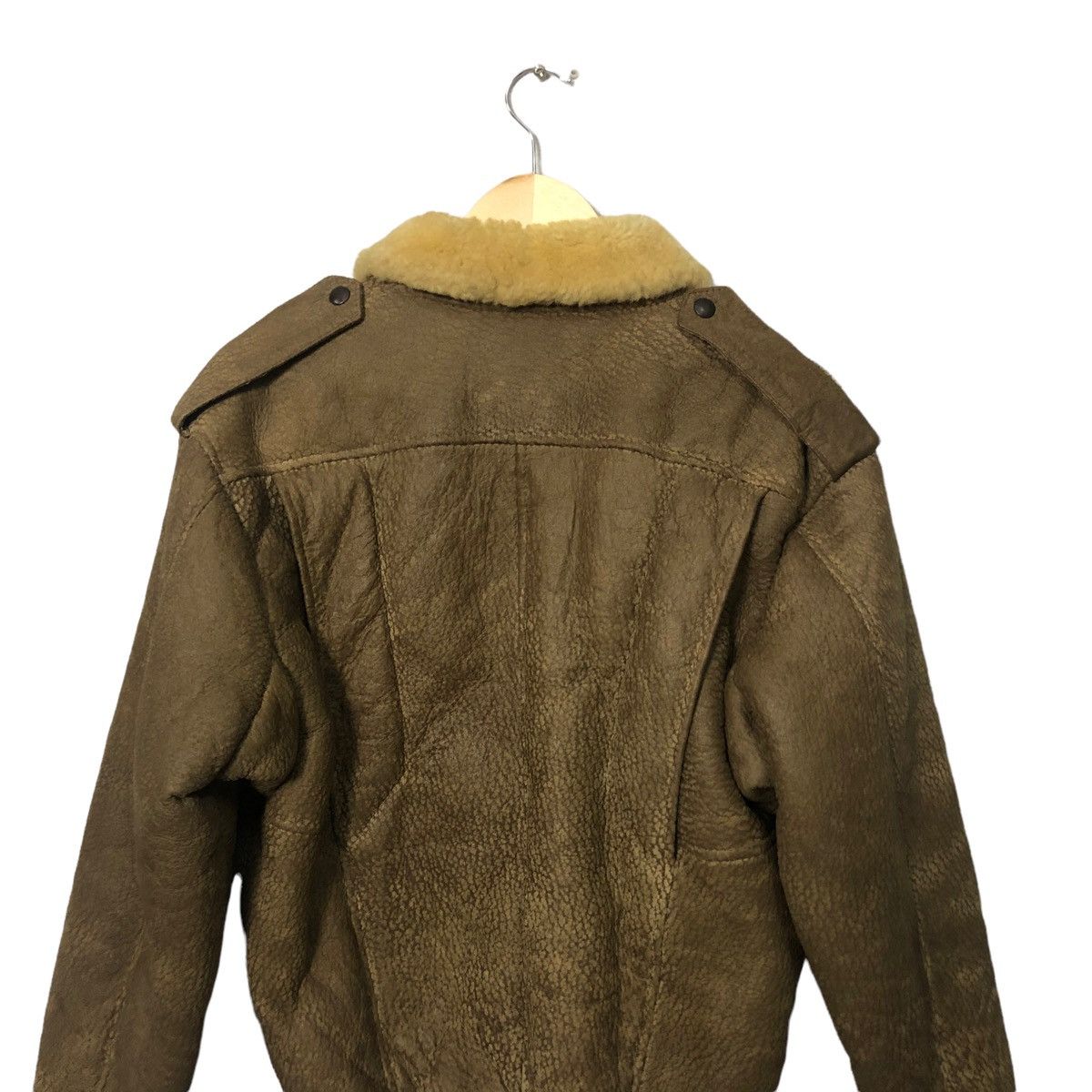 Leather Vintage GL Bowron Sheepskin Wool N Suede Made in New Zealand Size US M / EU 48-50 / 2 - 9 Thumbnail