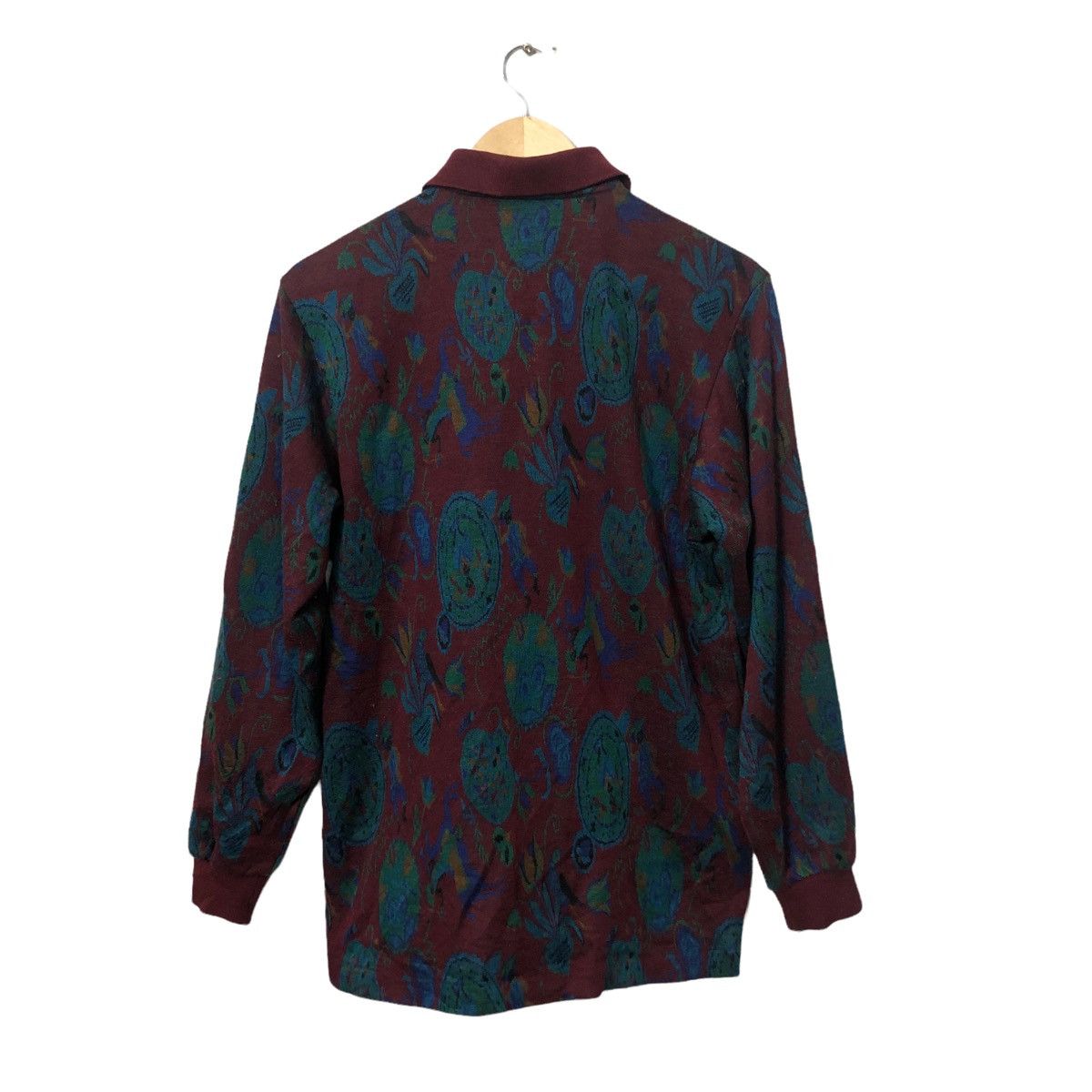 Japanese Brand Vintage Convivace Fullprint Long Sleeve Polo Size US M / EU 48-50 / 2 - 5 Thumbnail