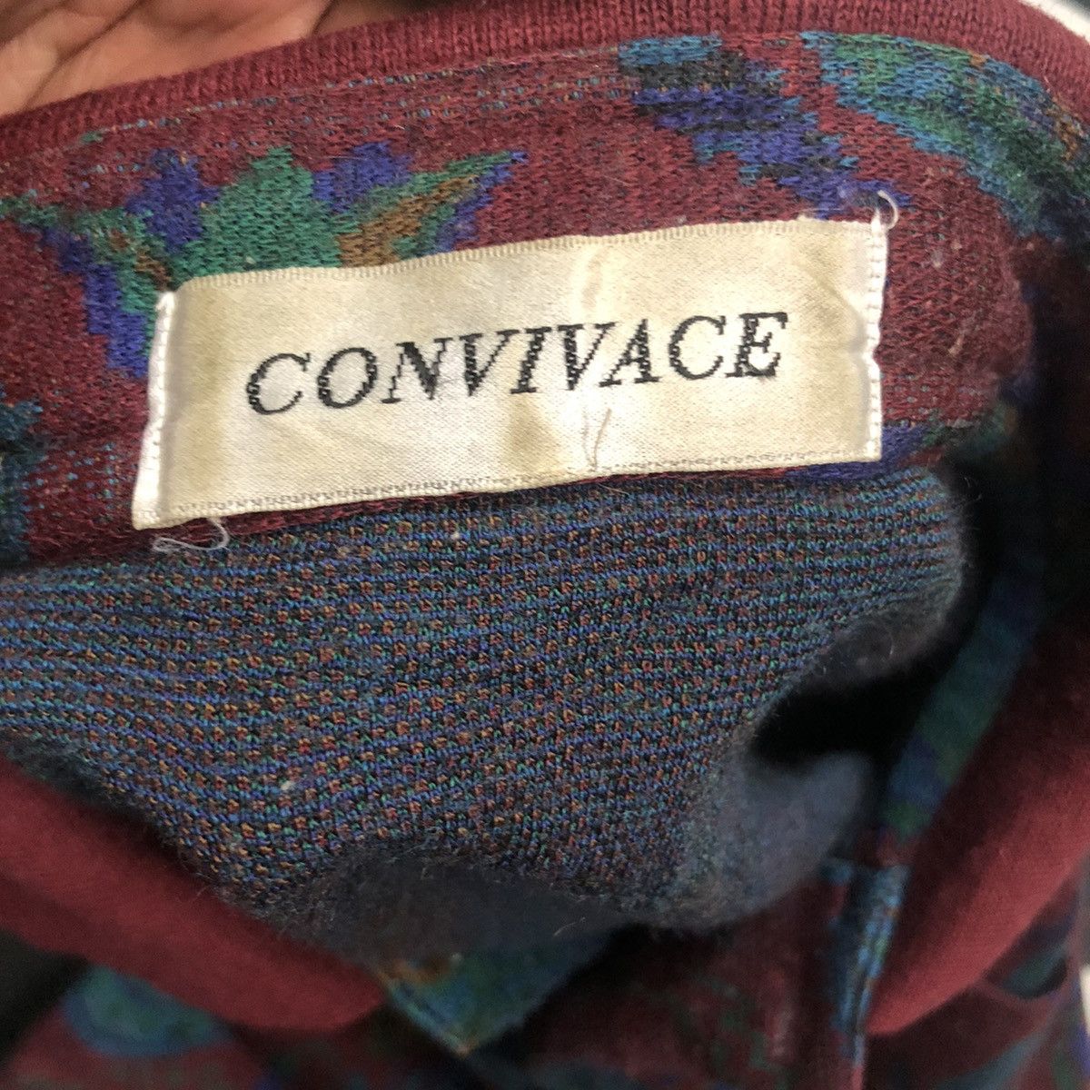 Japanese Brand Vintage Convivace Fullprint Long Sleeve Polo Size US M / EU 48-50 / 2 - 9 Thumbnail
