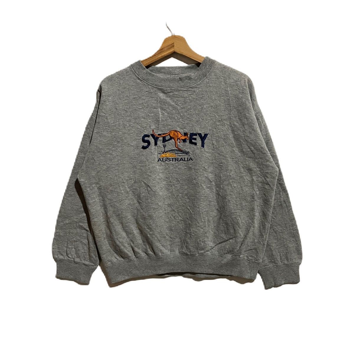 Man Made In Australia × Vintage Vintage Kangaroo Sydney Australia Sweatshirt Size US M / EU 48-50 / 2 - 1 Thumbnail
