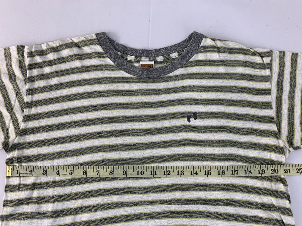 Hang Ten 90s Hang Ten Crewneck Stripes Embroidery Logo Tee Size L / US 10 / IT 46 - 7 Thumbnail