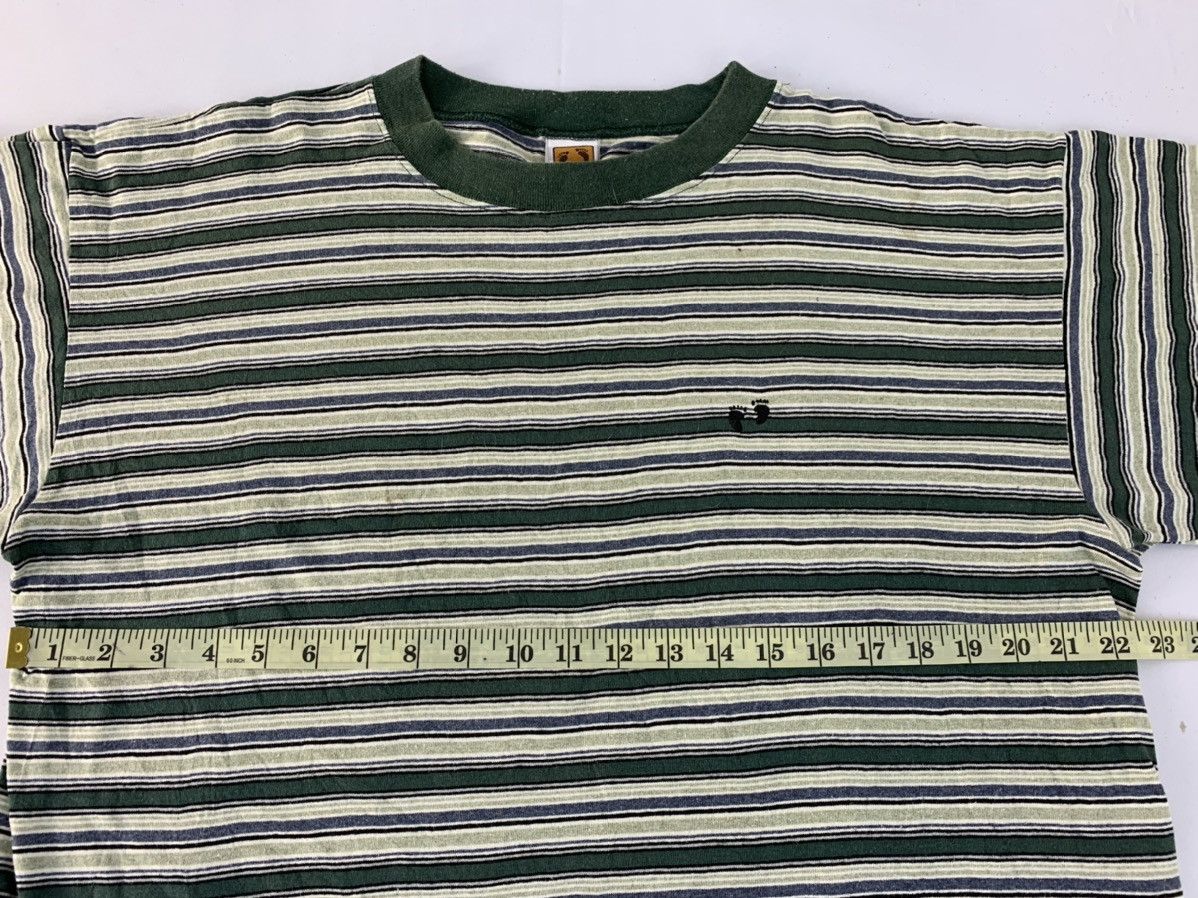 Hang Ten 90s Hang Ten Crewneck Stripes Embroidery Logo Striped Tee Size US L / EU 52-54 / 3 - 7 Thumbnail