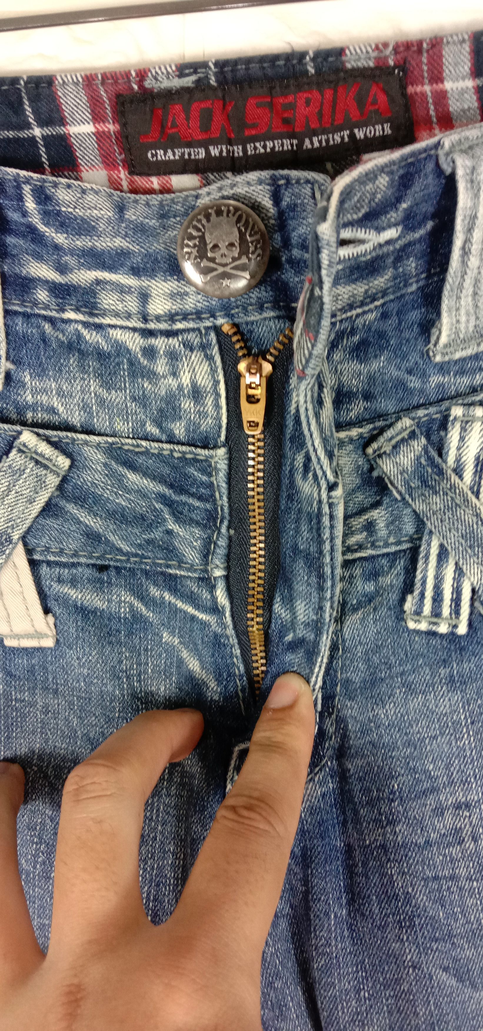 Japanese Brand Japanese Hybrid Jack Serika Dauble Waist Jeans Size US 32 / EU 48 - 13 Thumbnail
