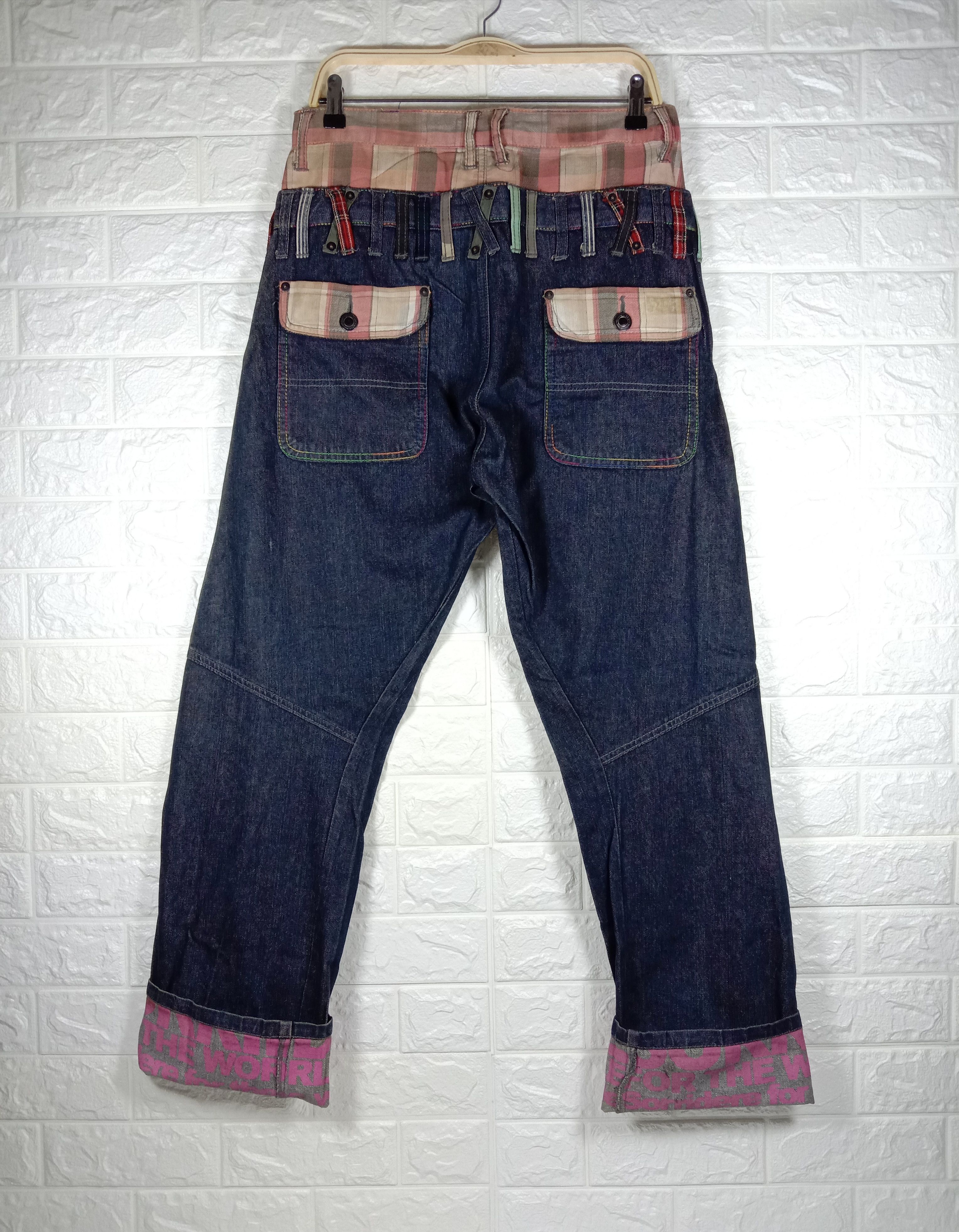 Japanese Brand Double Waist Jeans Japanese SORRIDERE Denim Size US 32 / EU 48 - 4 Thumbnail