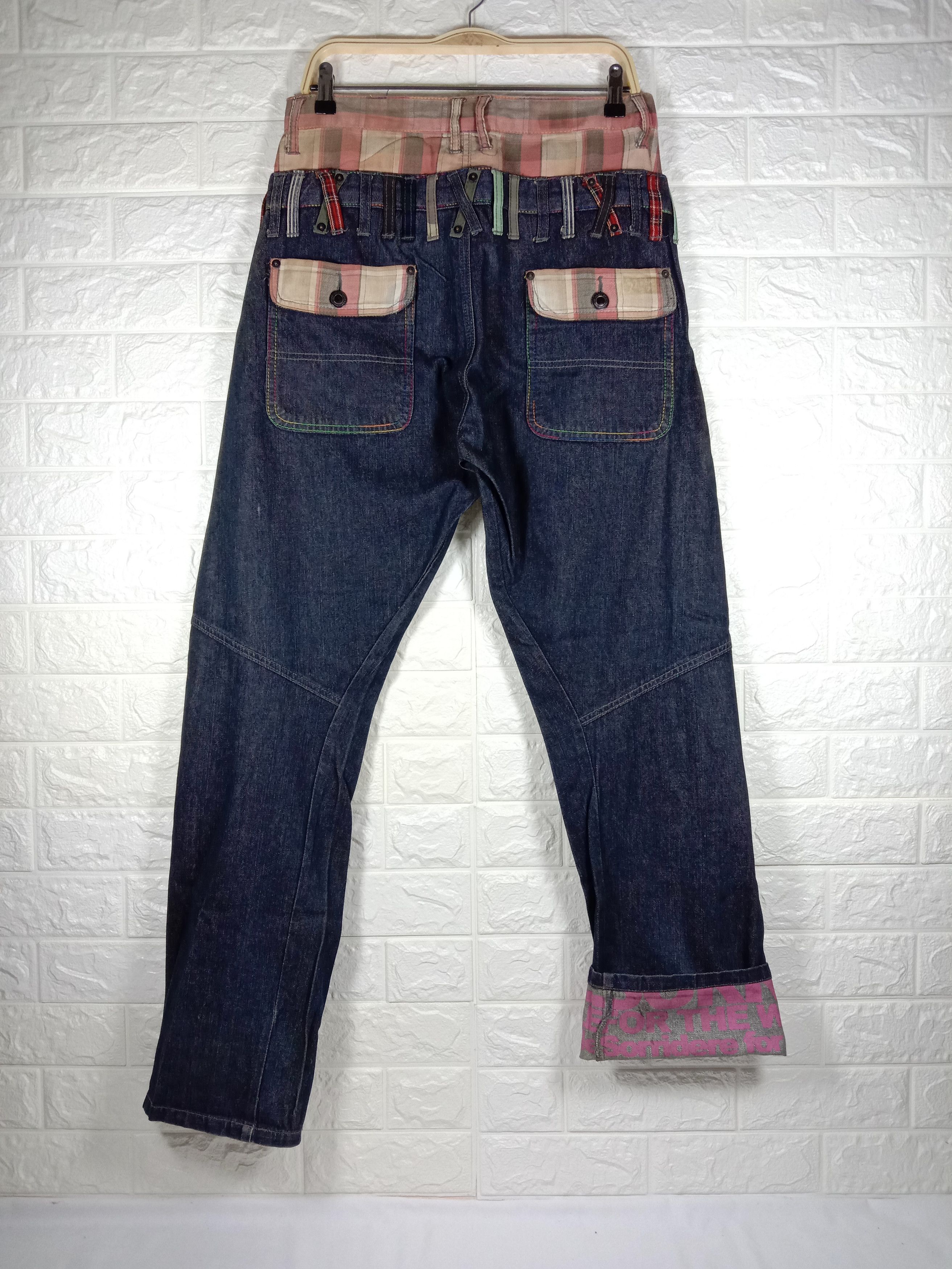 Japanese Brand Double Waist Jeans Japanese SORRIDERE Denim Size US 32 / EU 48 - 2 Thumbnail