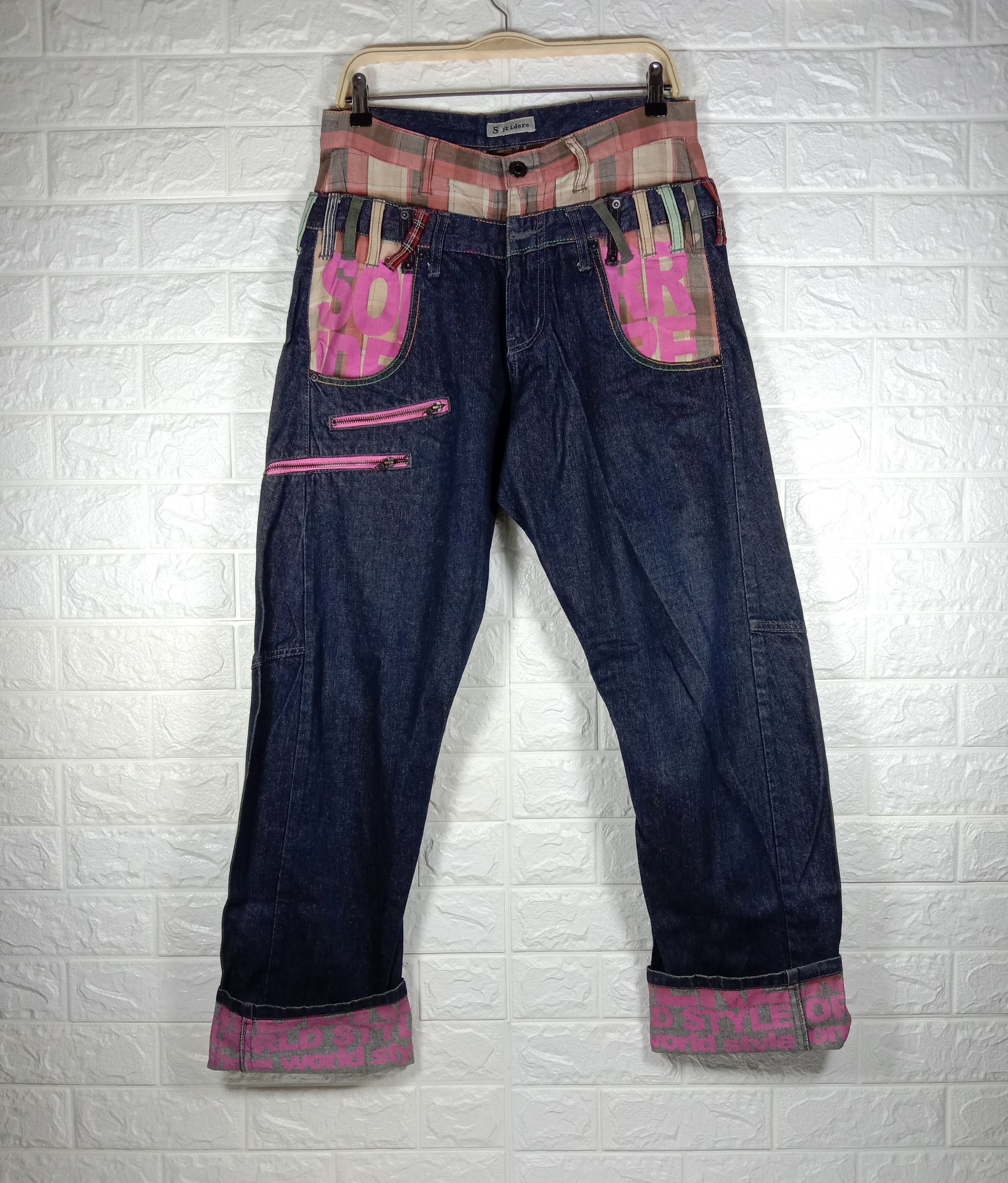 Japanese Brand Double Waist Jeans Japanese SORRIDERE Denim Size US 32 / EU 48 - 3 Thumbnail