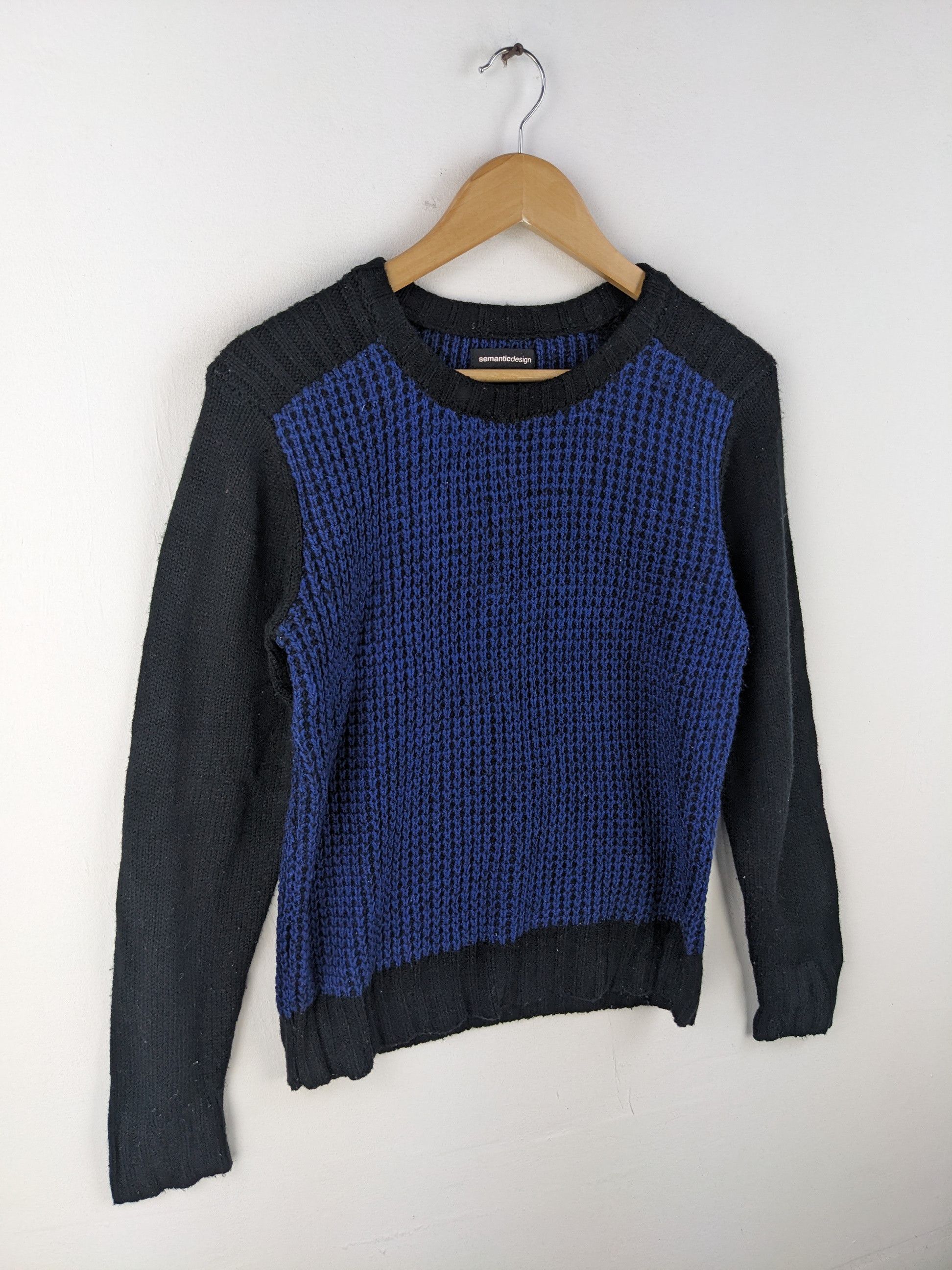 Japanese Brand × Vintage × semanticdesign Semantic Design Fishnet Knitwear Inspired Yohji Yamamoto Size US S / EU 44-46 / 1 - 7 Thumbnail
