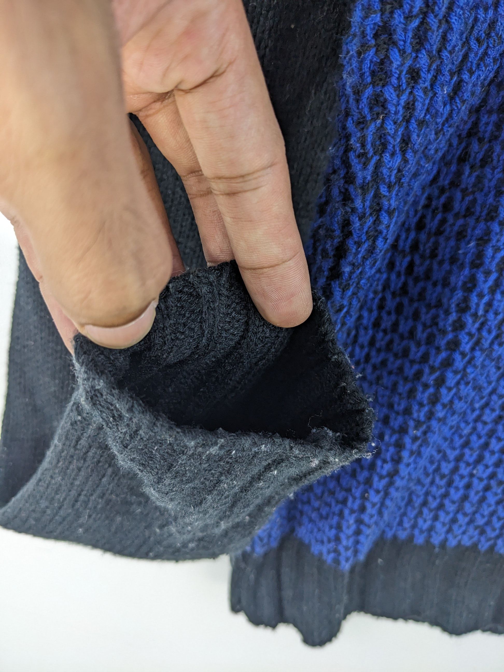 Japanese Brand × Vintage × semanticdesign Semantic Design Fishnet Knitwear Inspired Yohji Yamamoto Size US S / EU 44-46 / 1 - 9 Thumbnail
