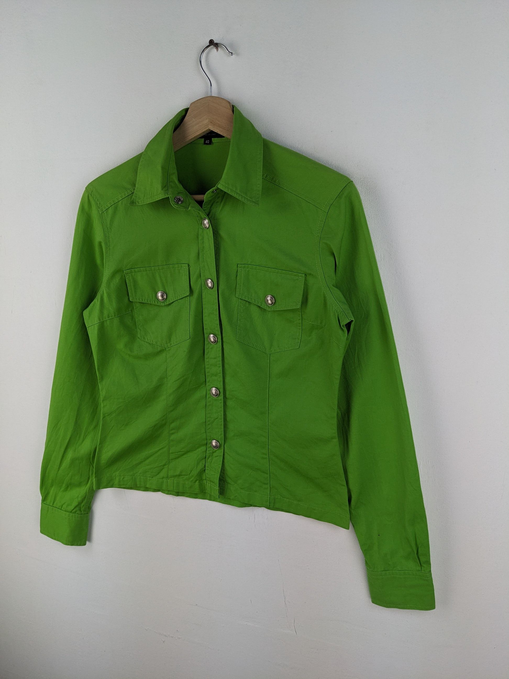 Gucci Gucci Shirt Button Up Cropped Summer Spring Edition Size S / US 4 / IT 40 - 3 Thumbnail