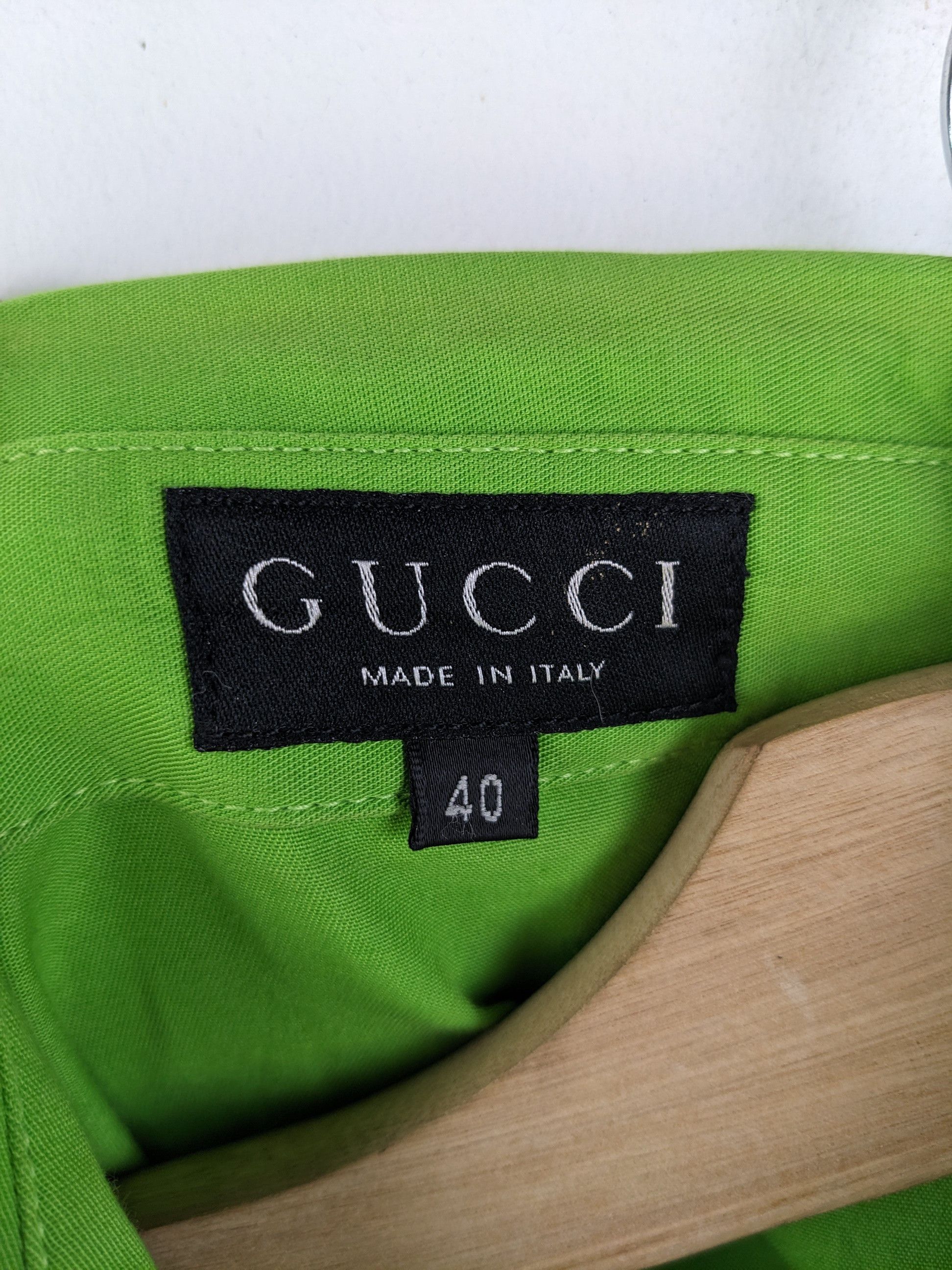 Gucci Gucci Shirt Button Up Cropped Summer Spring Edition Size S / US 4 / IT 40 - 5 Thumbnail