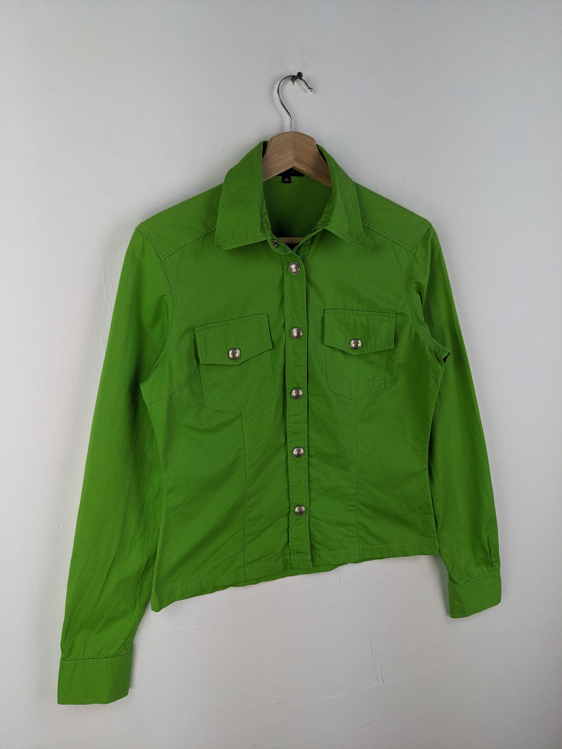 Gucci Gucci Shirt Button Up Cropped Summer Spring Edition Size S / US 4 / IT 40 - 4 Thumbnail