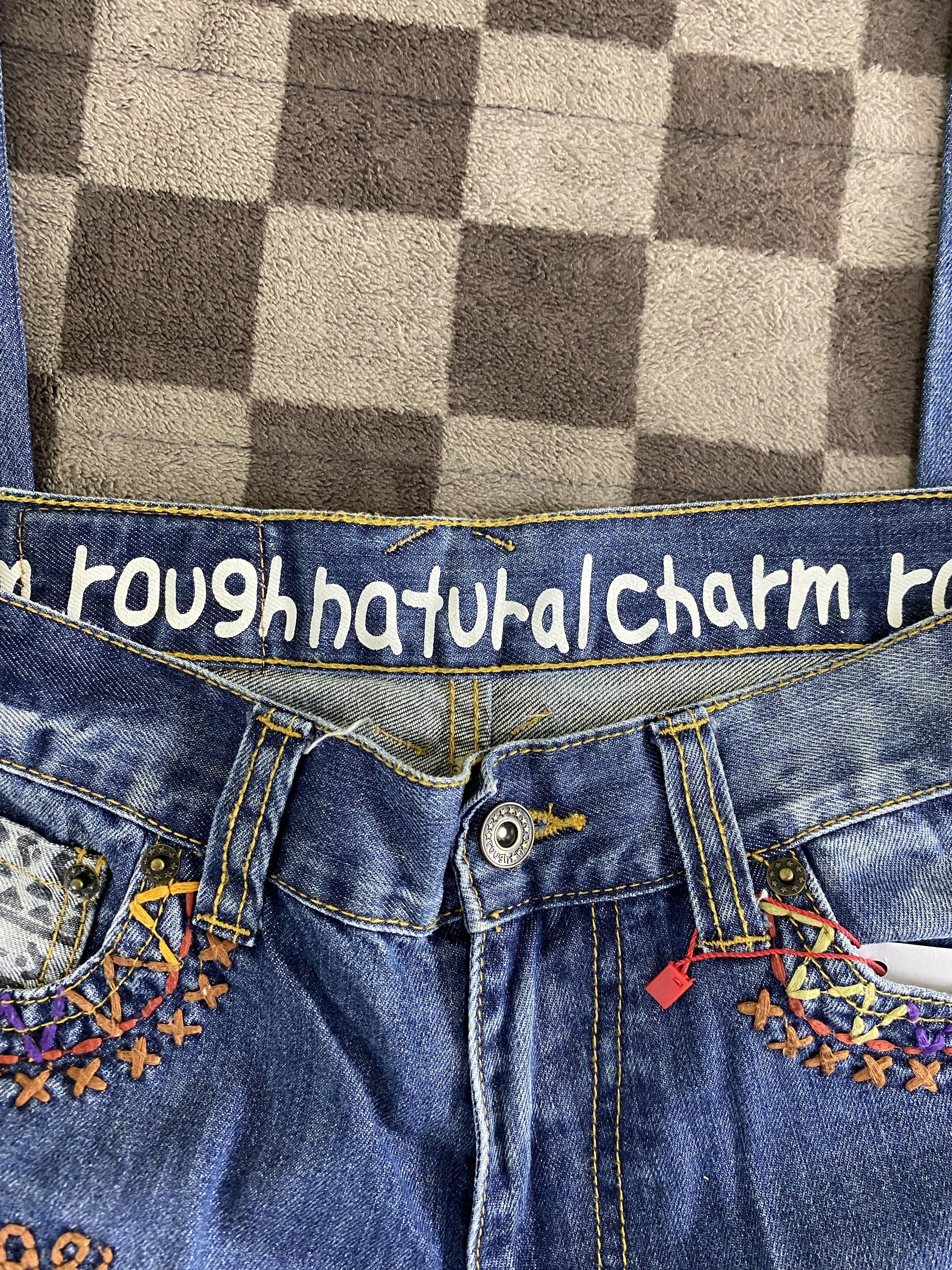 Japanese Brand Vintage Japanese Brand Rough Multi Pocket Sashiko Jean Size US 30 / EU 46 - 10 Thumbnail