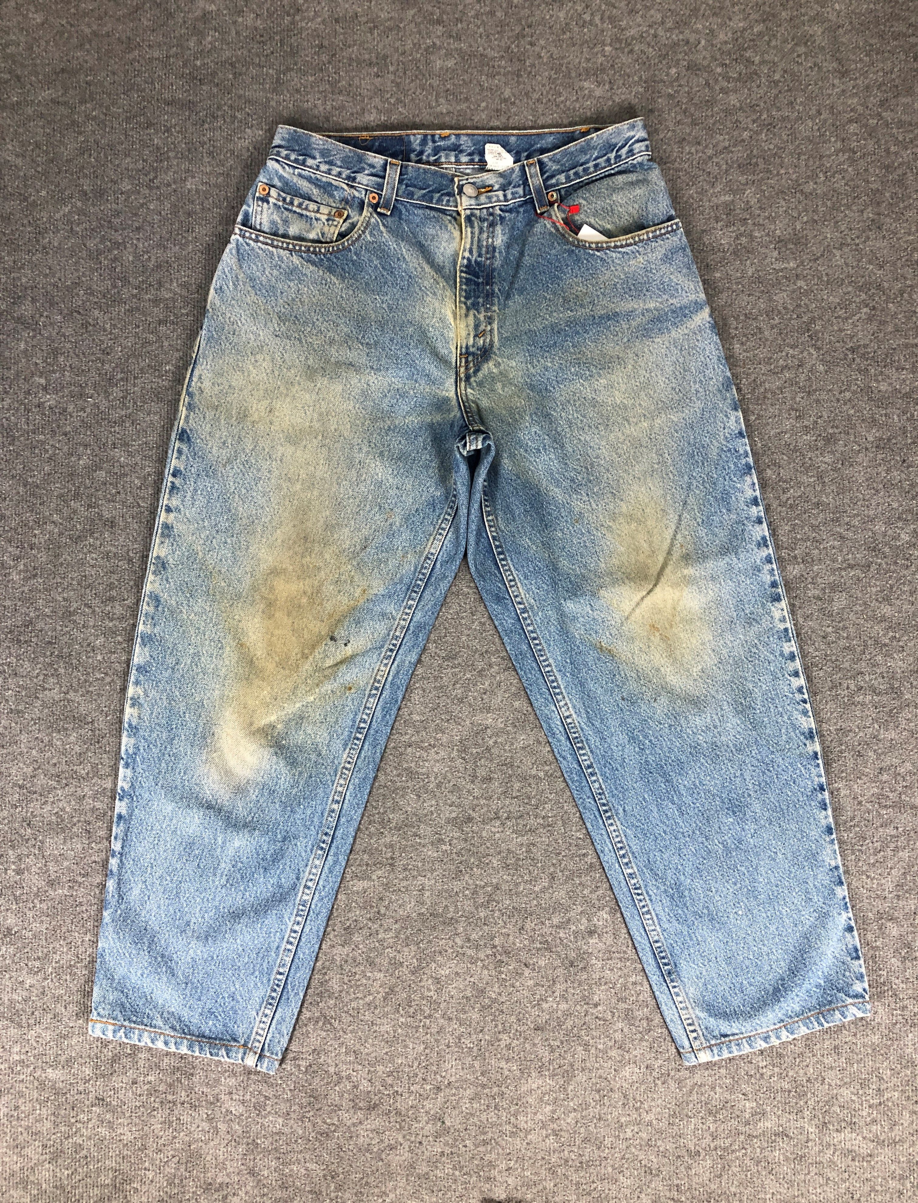 Levi's Vintage Levi's 560 Loose Fit Taper Leg Rusty Faded Blue Jean Size US 32 / EU 48 - 1 Thumbnail