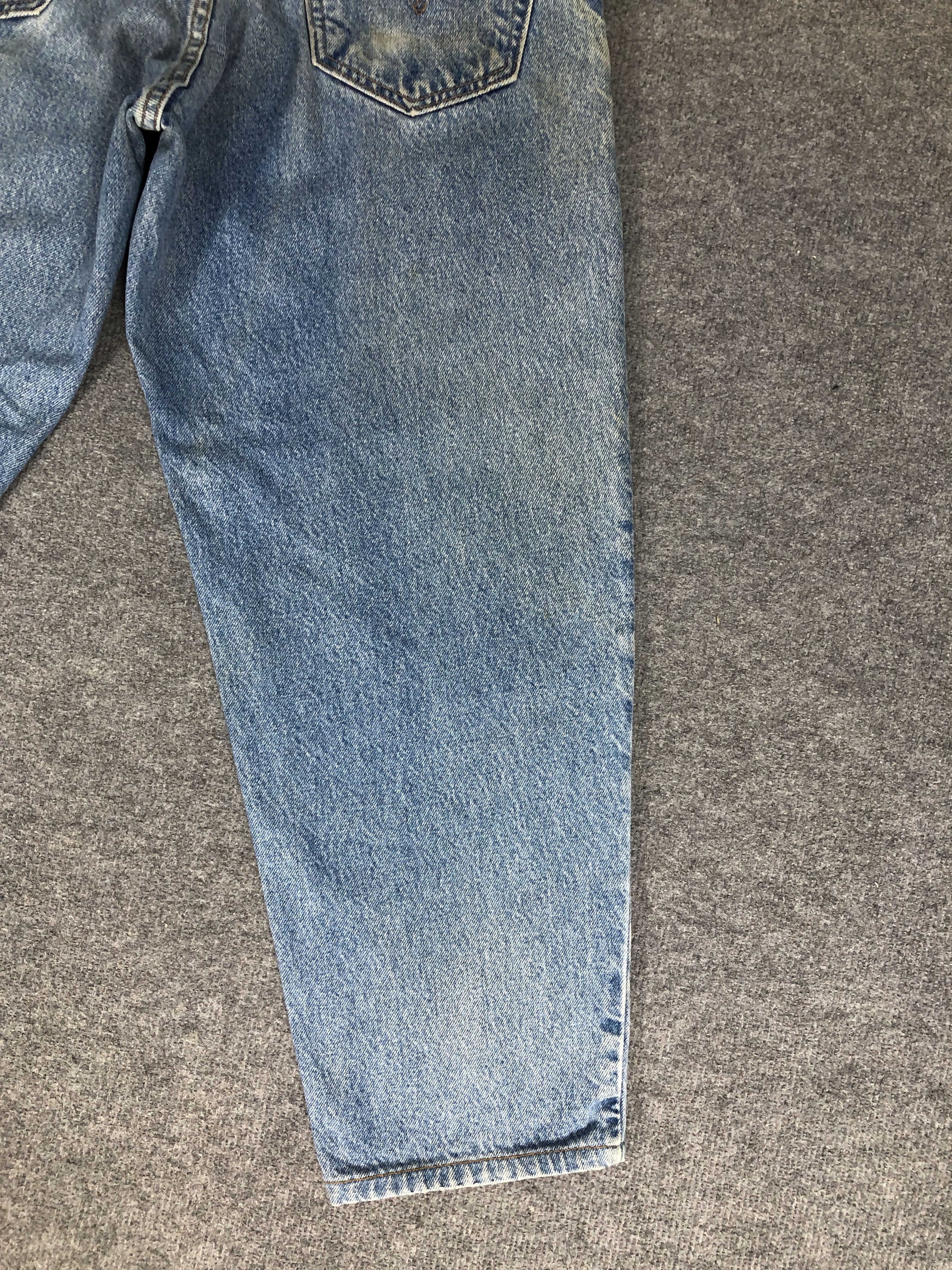 Levi's Vintage Levi's 560 Loose Fit Taper Leg Rusty Faded Blue Jean Size US 32 / EU 48 - 9 Thumbnail