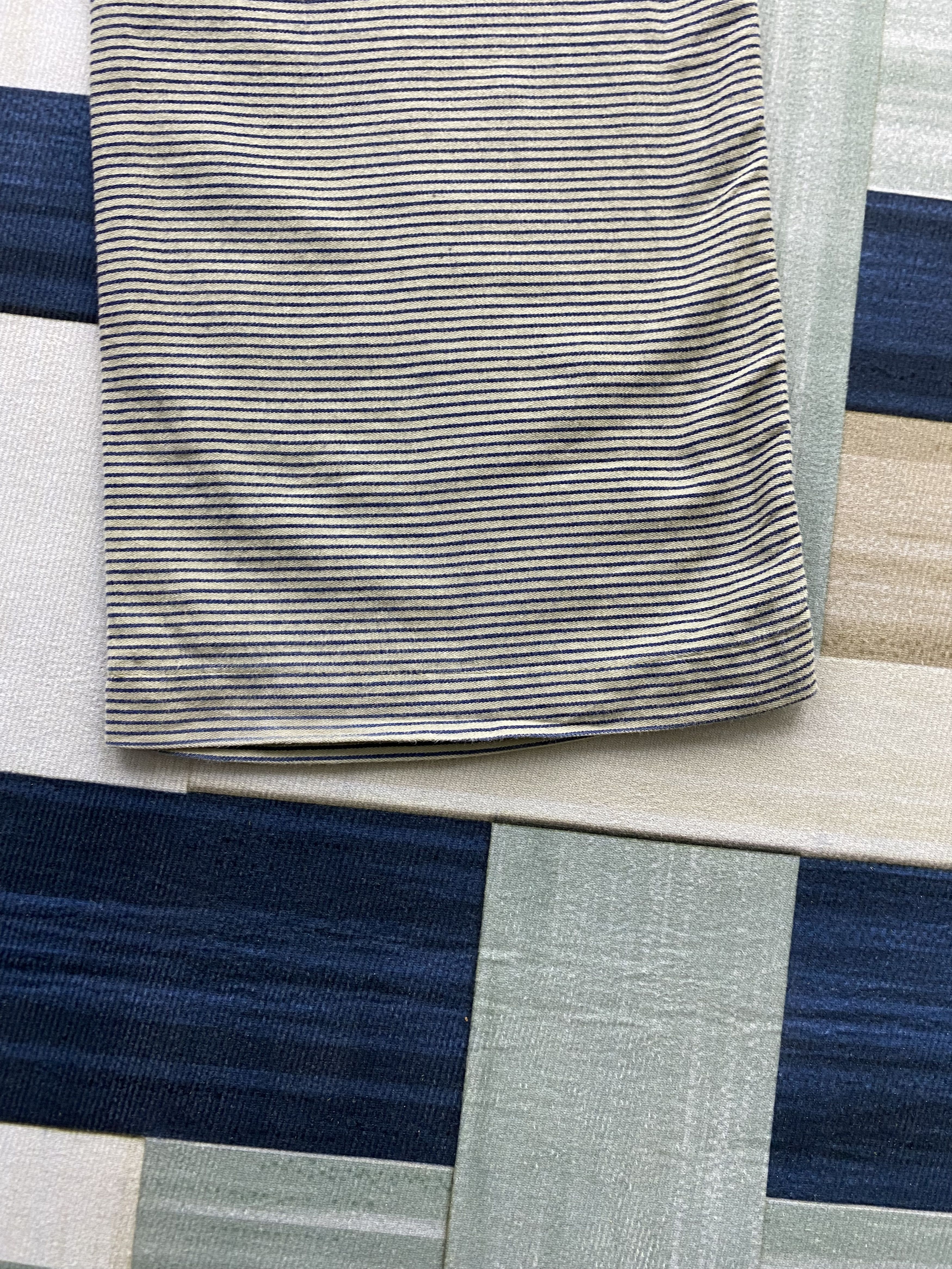 Designer × Japanese Brand Japanese Brand Blue Way Et Boite Hickory Stripe Casual Pant Size 29" - 11 Thumbnail