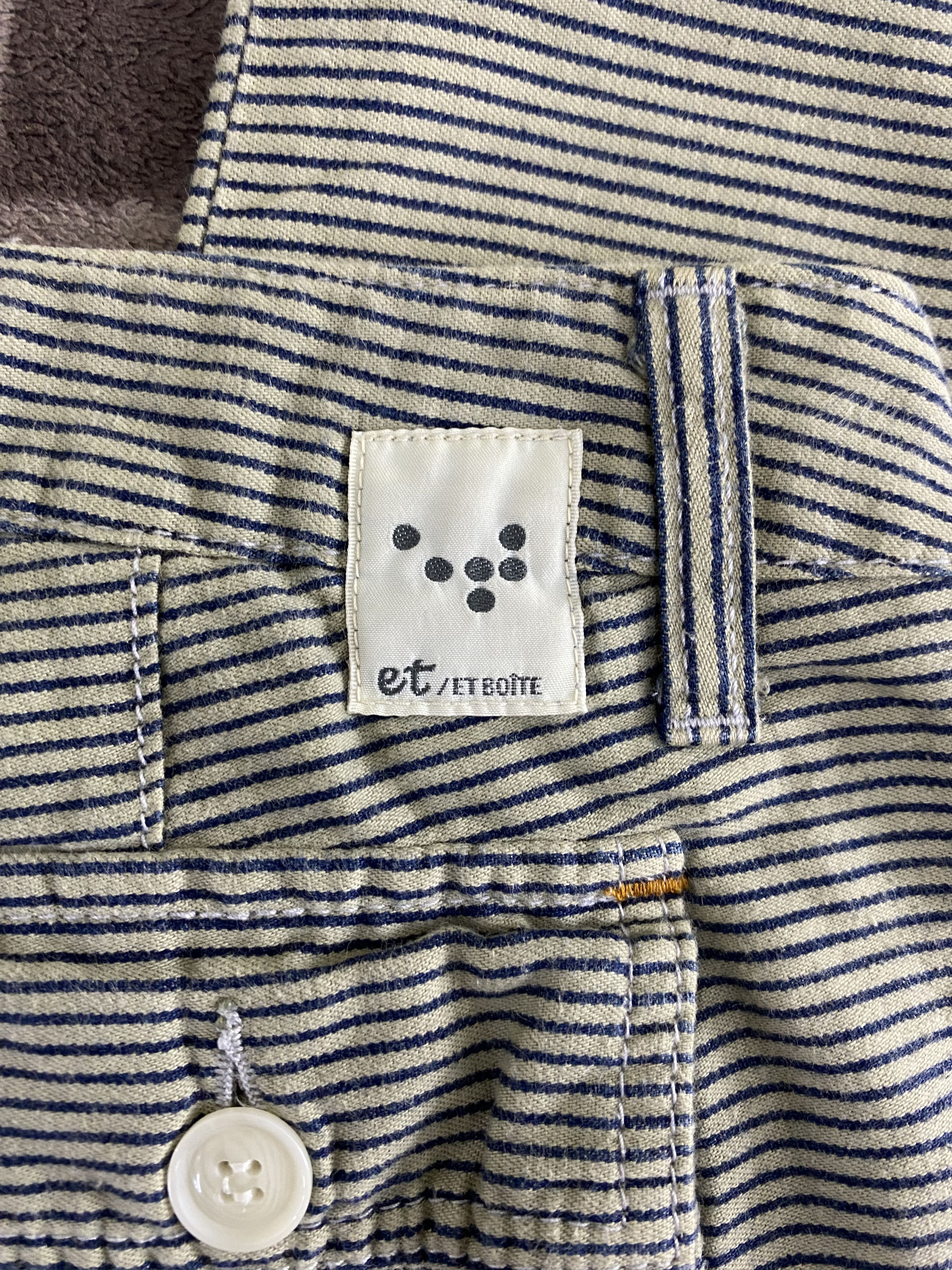 Designer × Japanese Brand Japanese Brand Blue Way Et Boite Hickory Stripe Casual Pant Size 29" - 12 Thumbnail