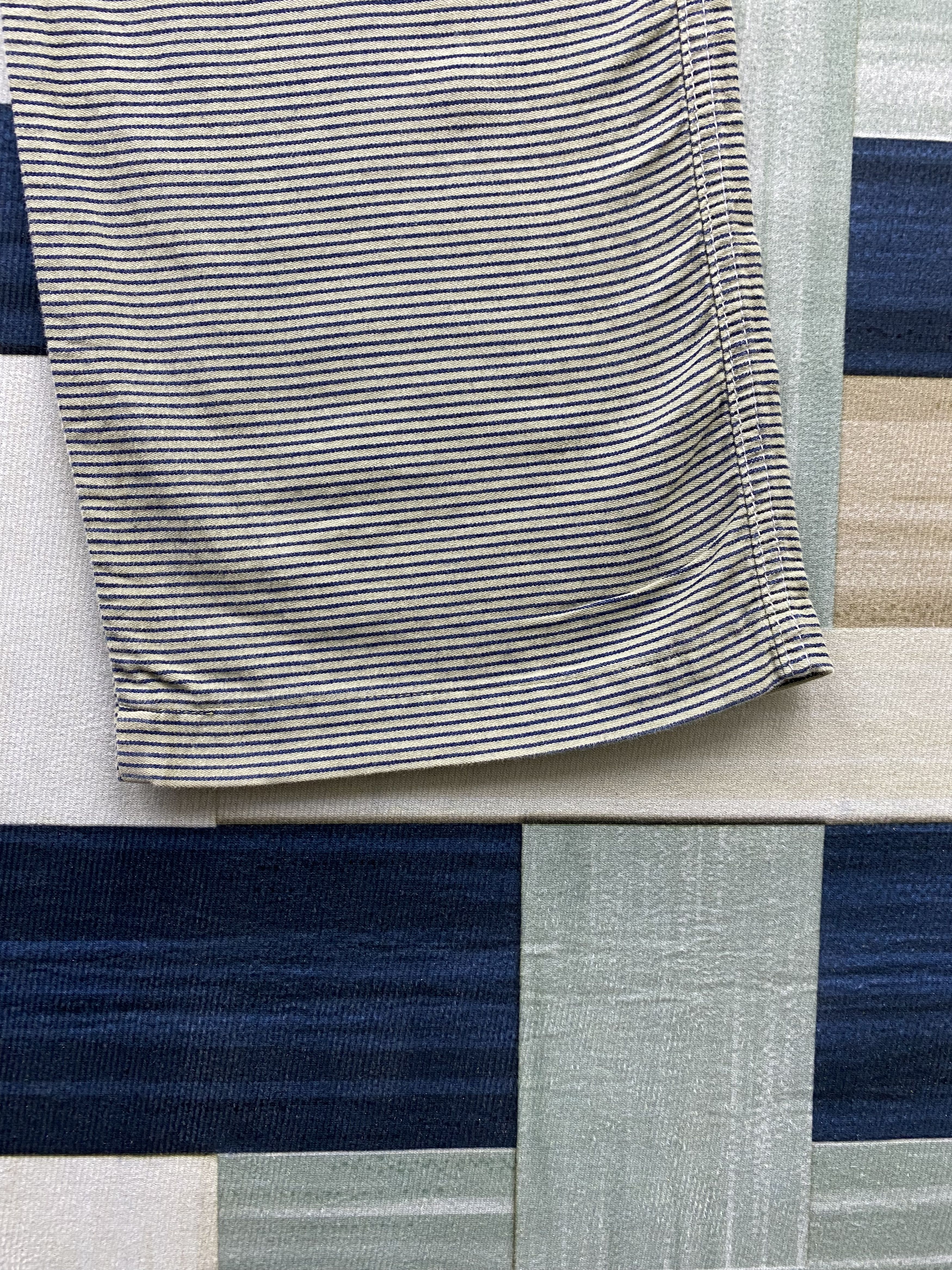 Designer × Japanese Brand Japanese Brand Blue Way Et Boite Hickory Stripe Casual Pant Size 29" - 6 Thumbnail