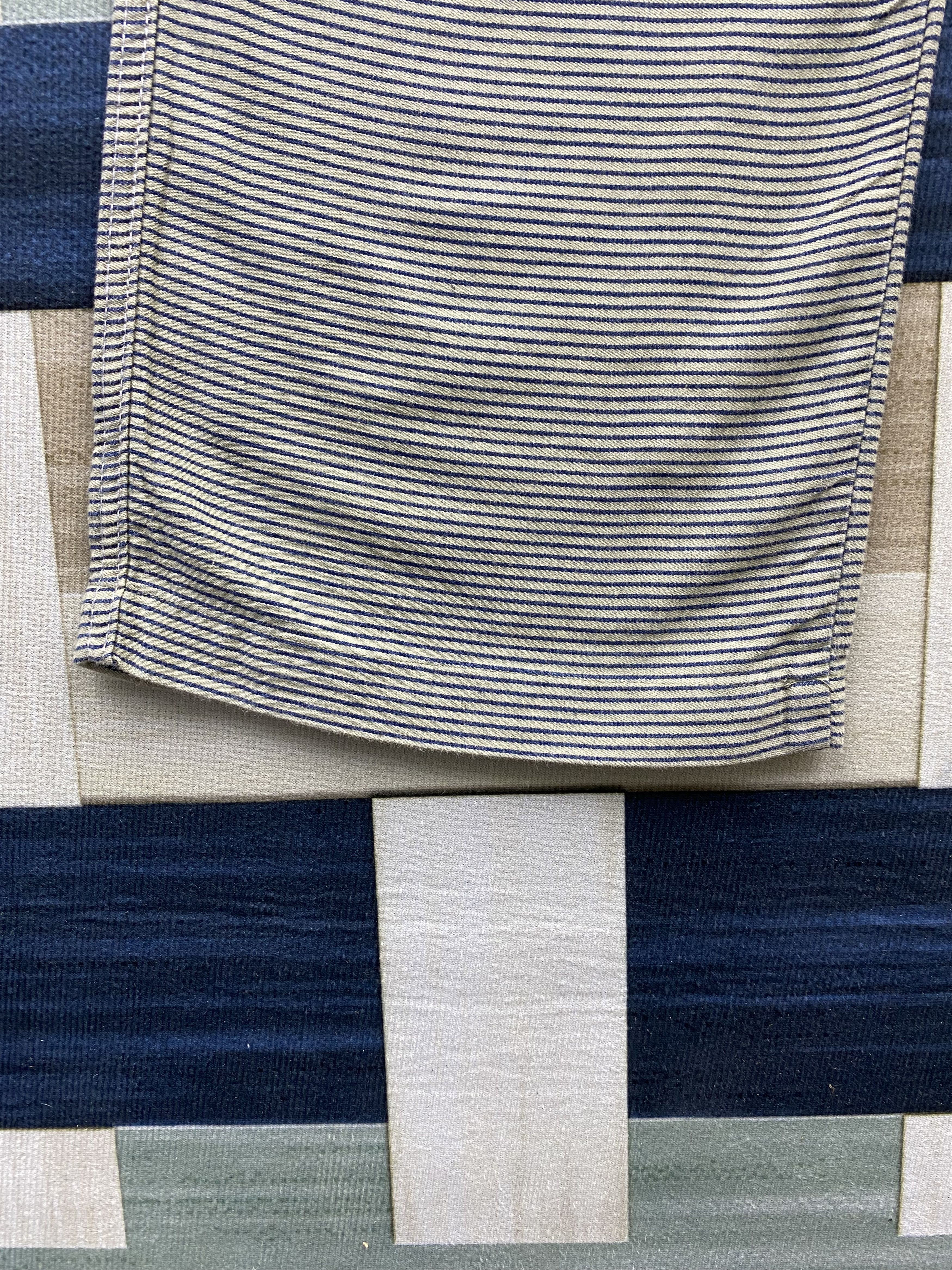 Designer × Japanese Brand Japanese Brand Blue Way Et Boite Hickory Stripe Casual Pant Size 29" - 5 Thumbnail