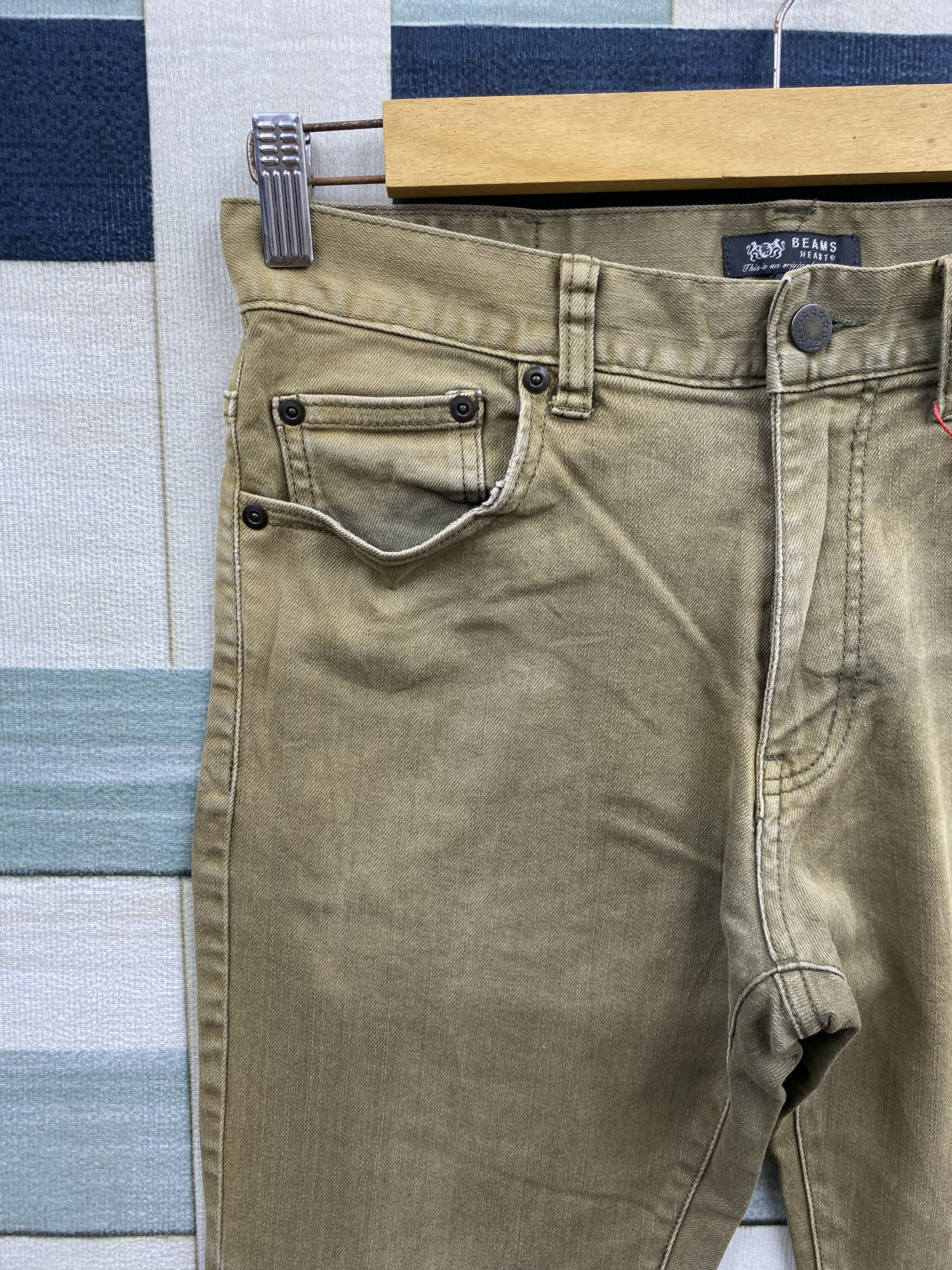 Beams Plus Beams Heart Faded Jean Size US 31 - 6 Thumbnail