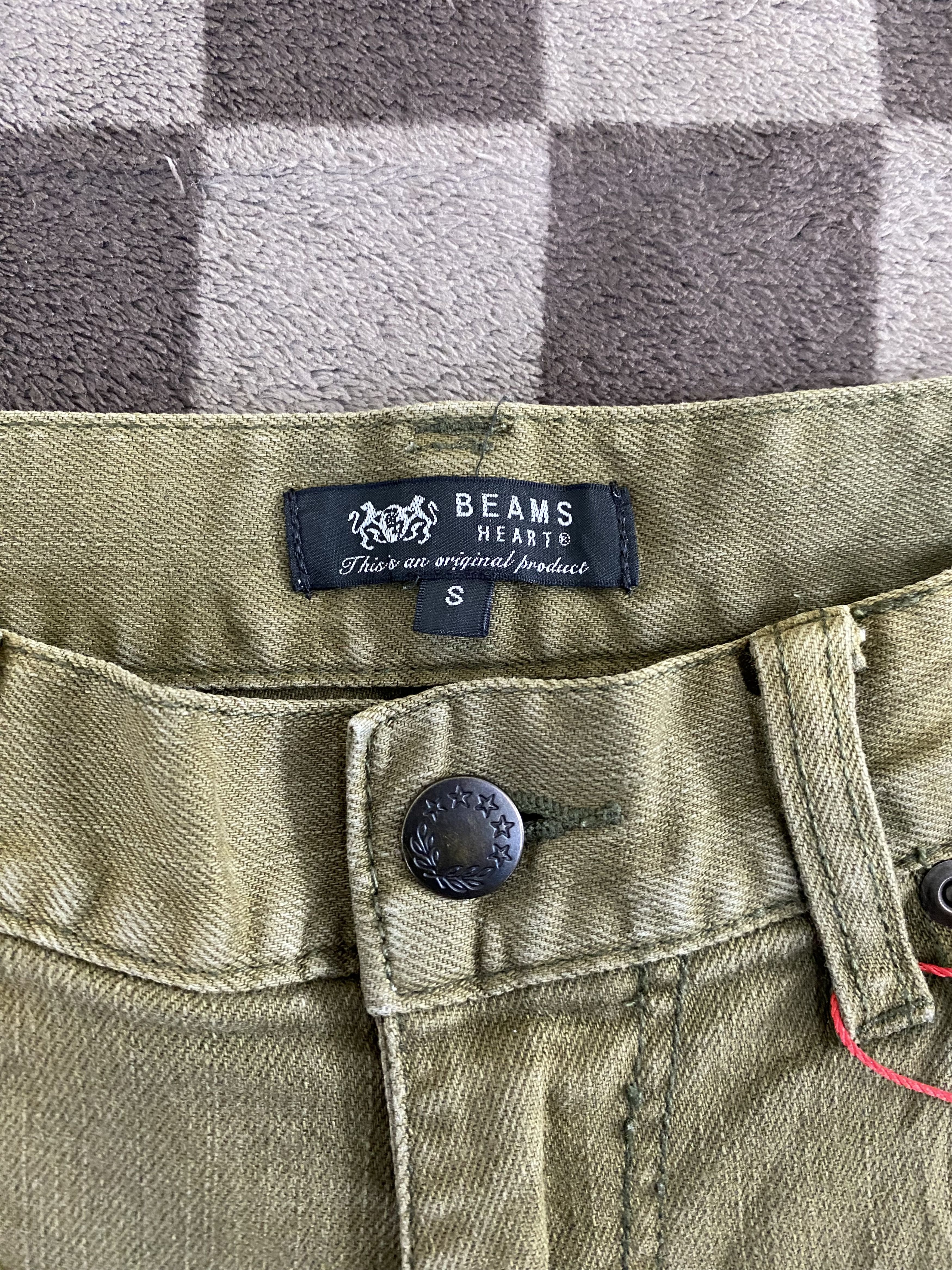 Beams Plus Beams Heart Faded Jean Size US 31 - 18 Thumbnail