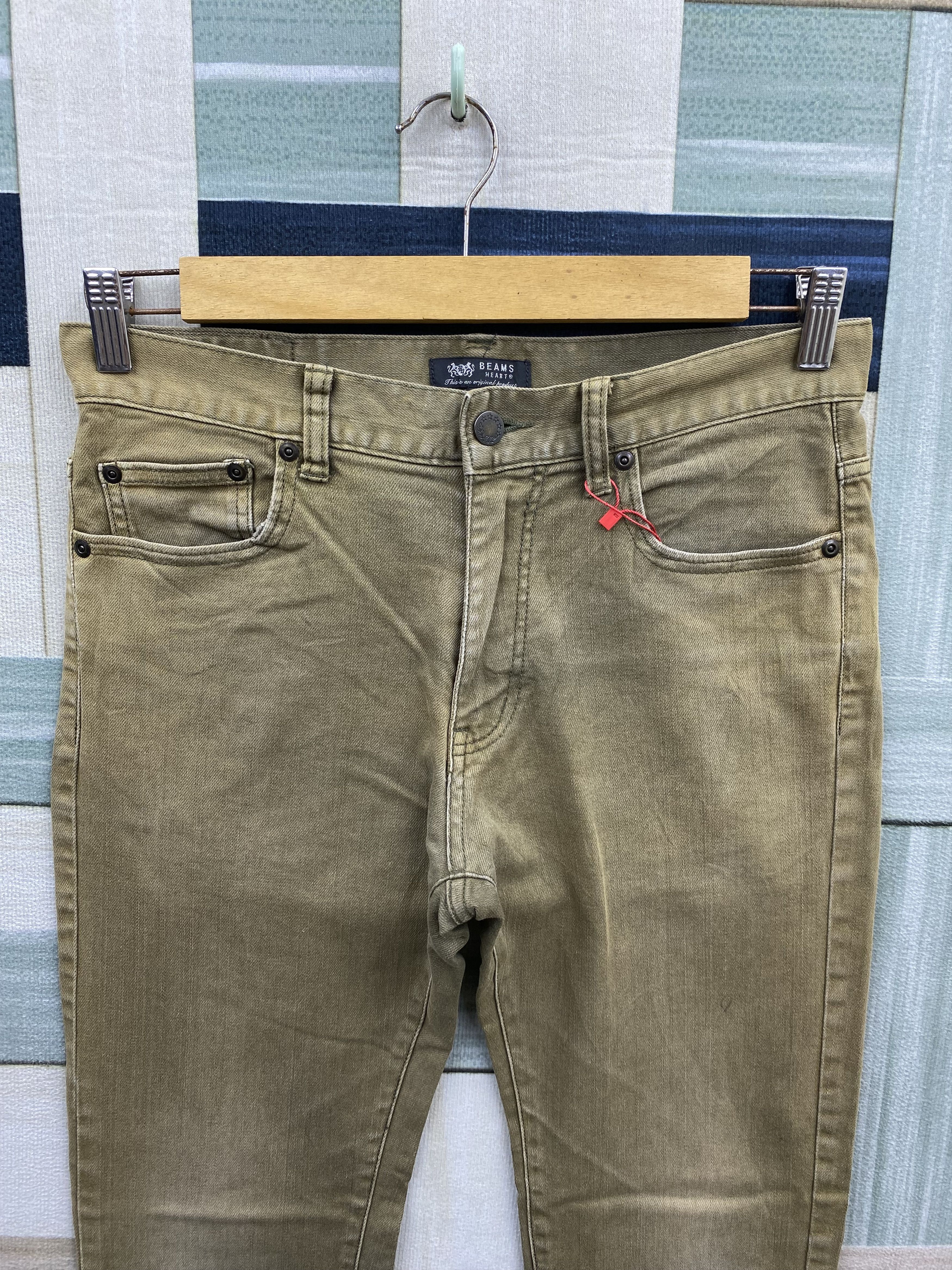 Beams Plus Beams Heart Faded Jean Size US 31 - 3 Thumbnail