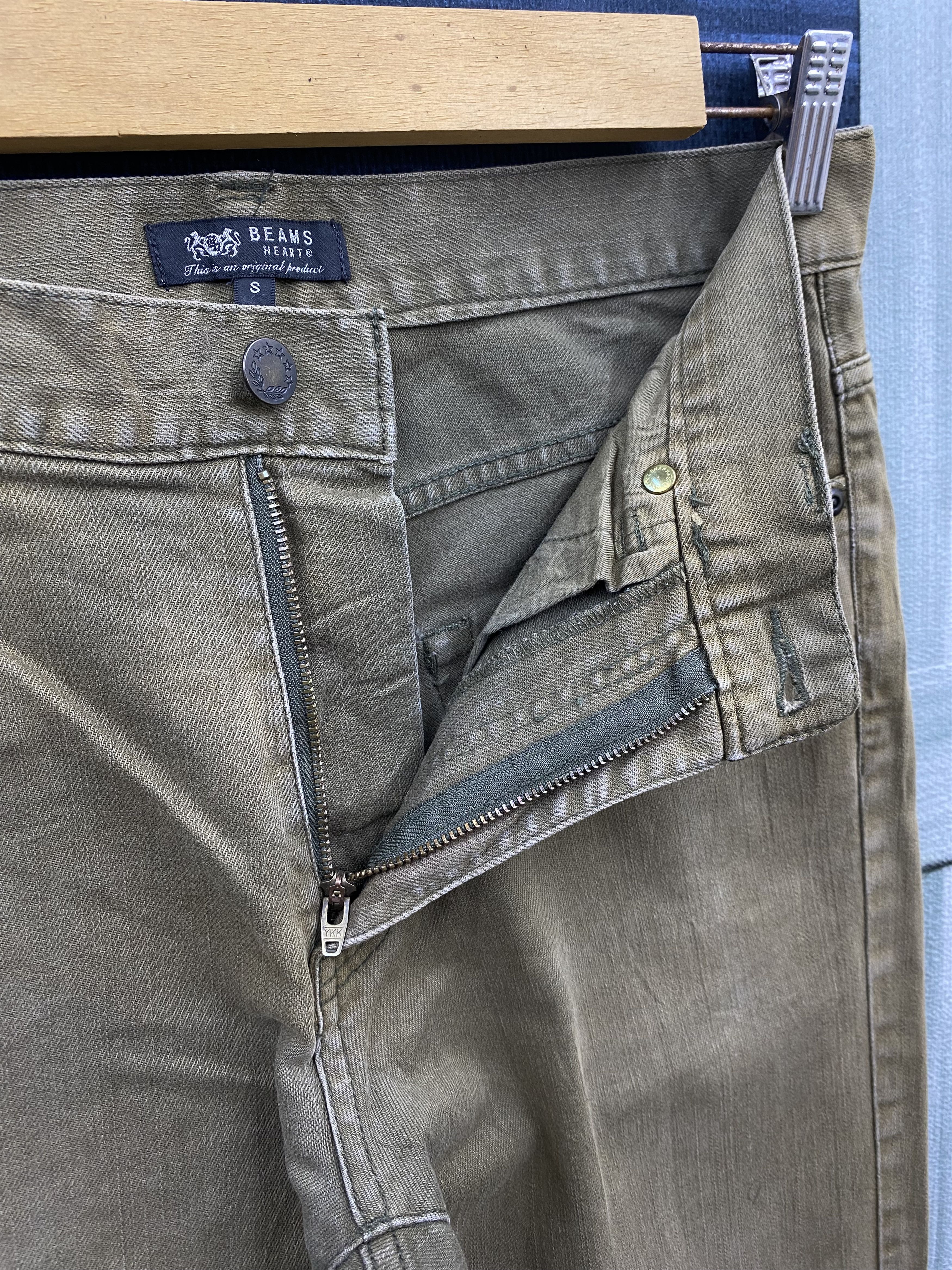 Beams Plus Beams Heart Faded Jean Size US 31 - 17 Thumbnail