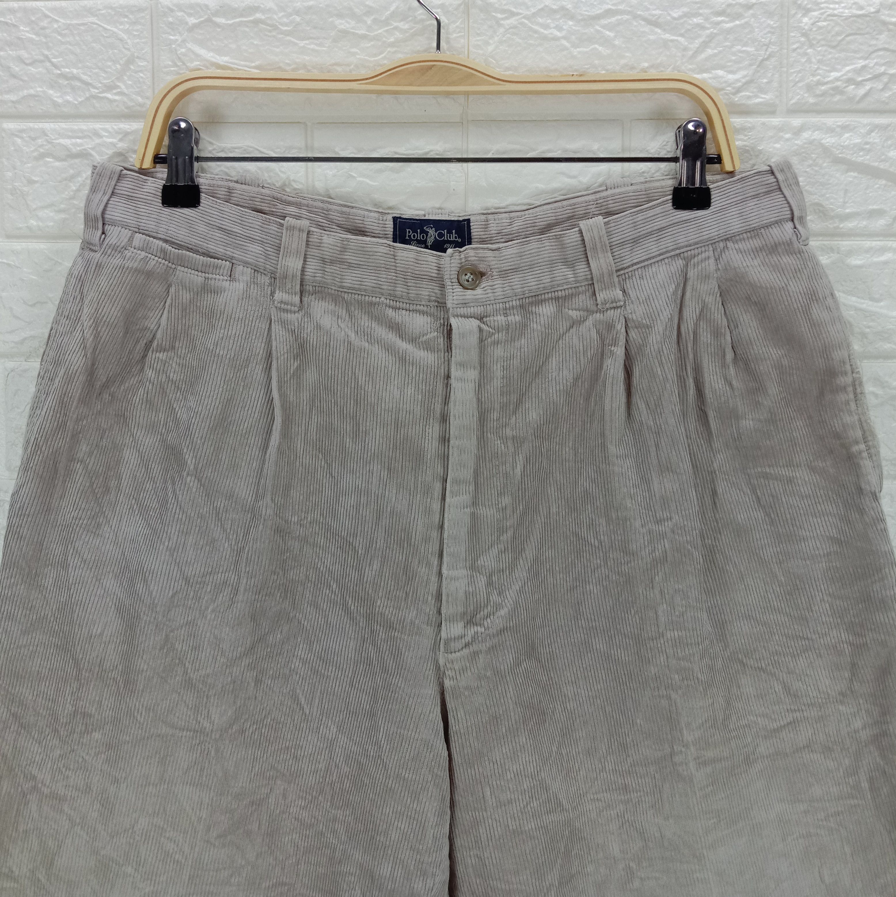 U.S. Polo Assn. Vintage Baggy Polo Corduroy Pants Size US 34 / EU 50 - 2 Thumbnail