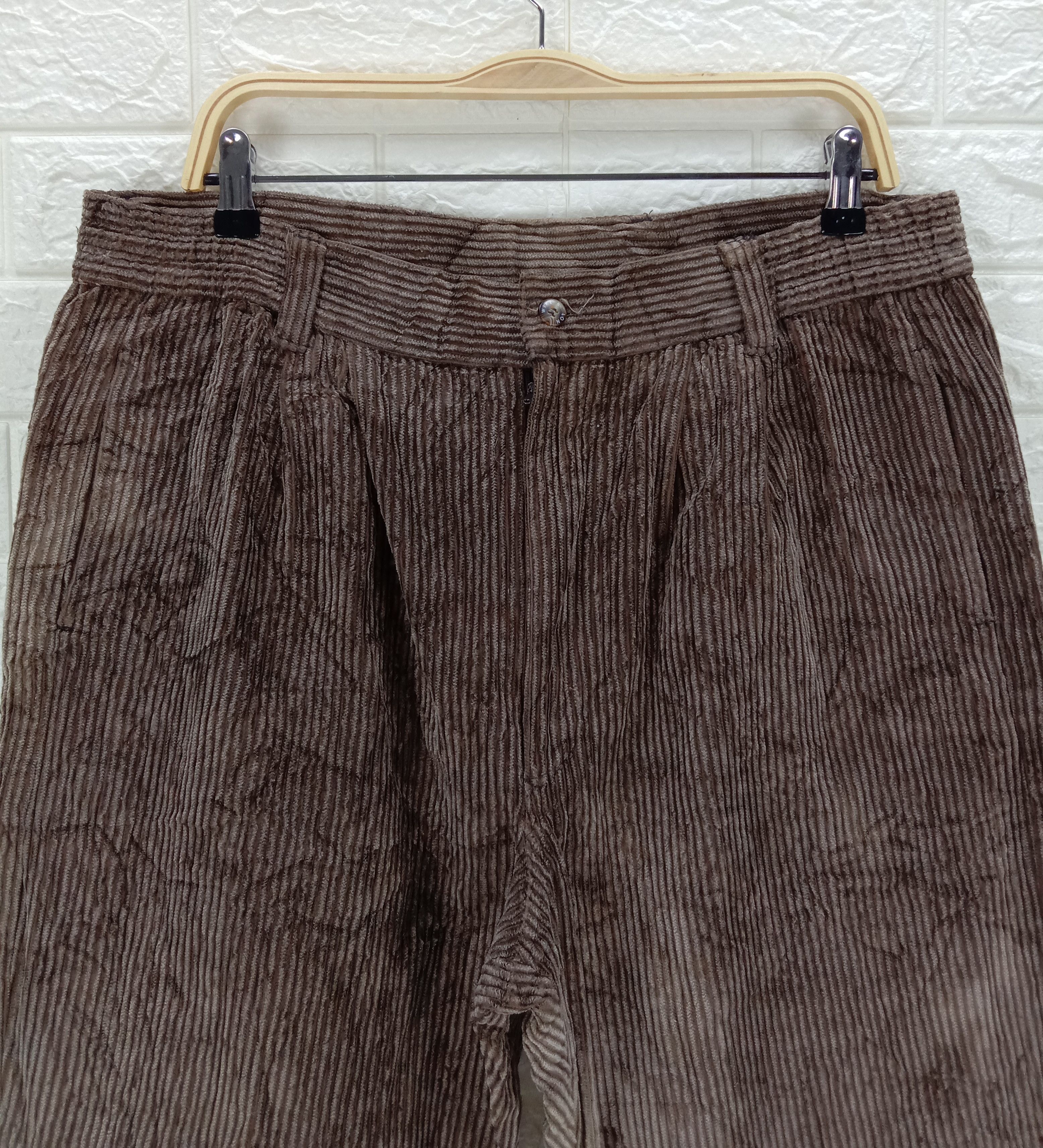 Vintage Vintage Japanese Baggy Wike & Lon Corduroy Pants Size US 36 / EU 52 - 2 Thumbnail