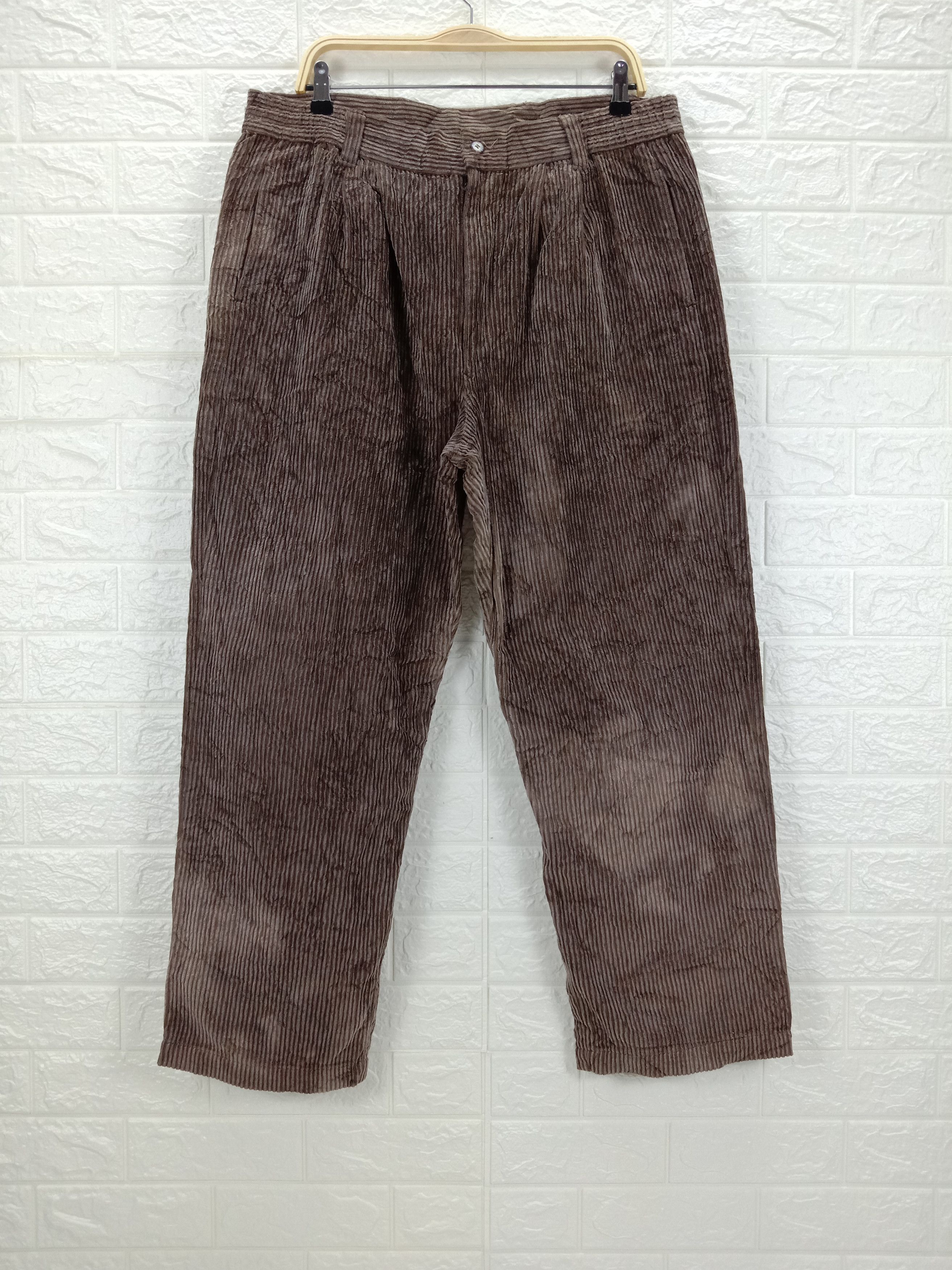 Vintage Vintage Japanese Baggy Wike & Lon Corduroy Pants Size US 36 / EU 52 - 1 Thumbnail