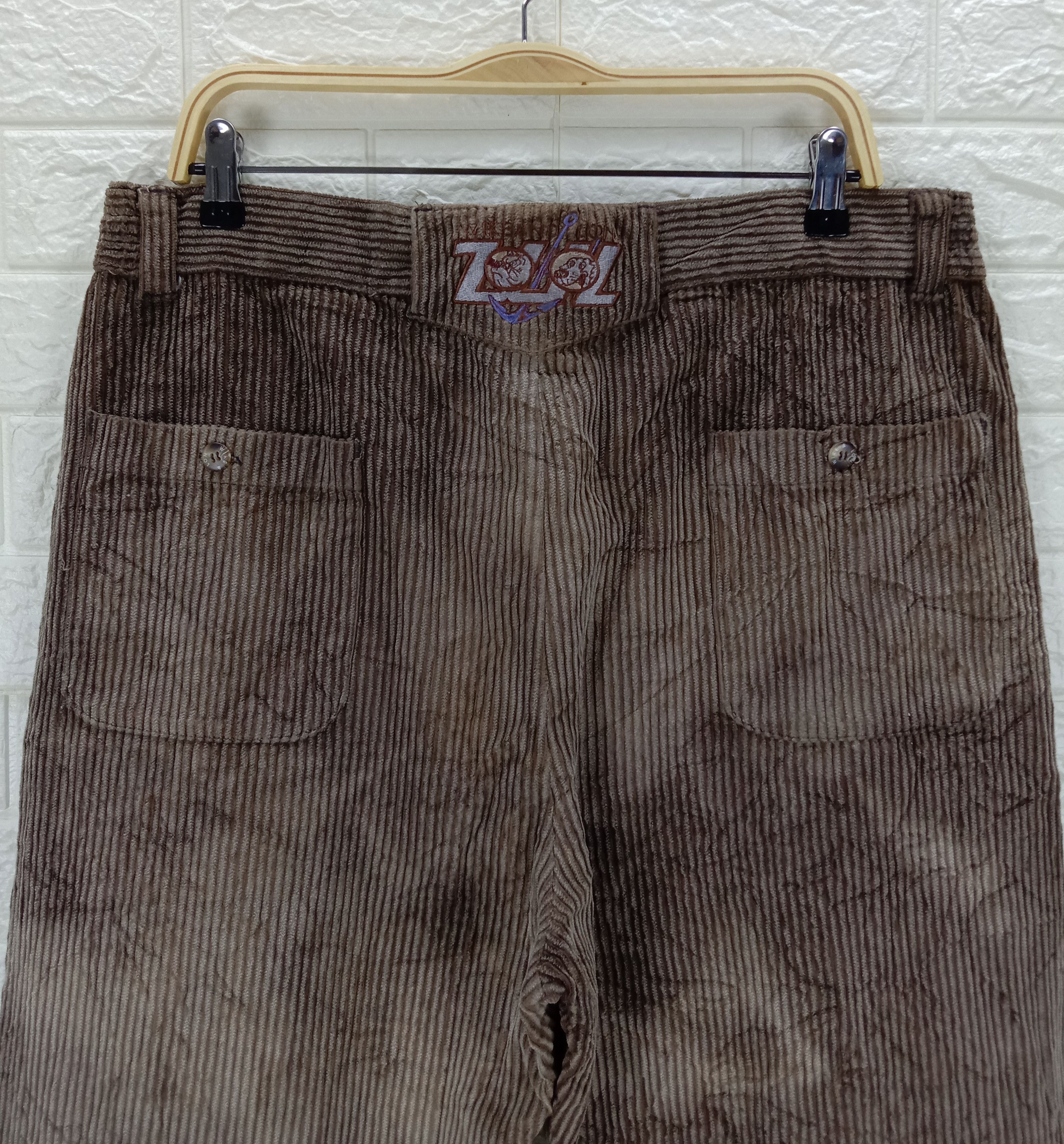 Vintage Vintage Japanese Baggy Wike & Lon Corduroy Pants Size US 36 / EU 52 - 6 Thumbnail