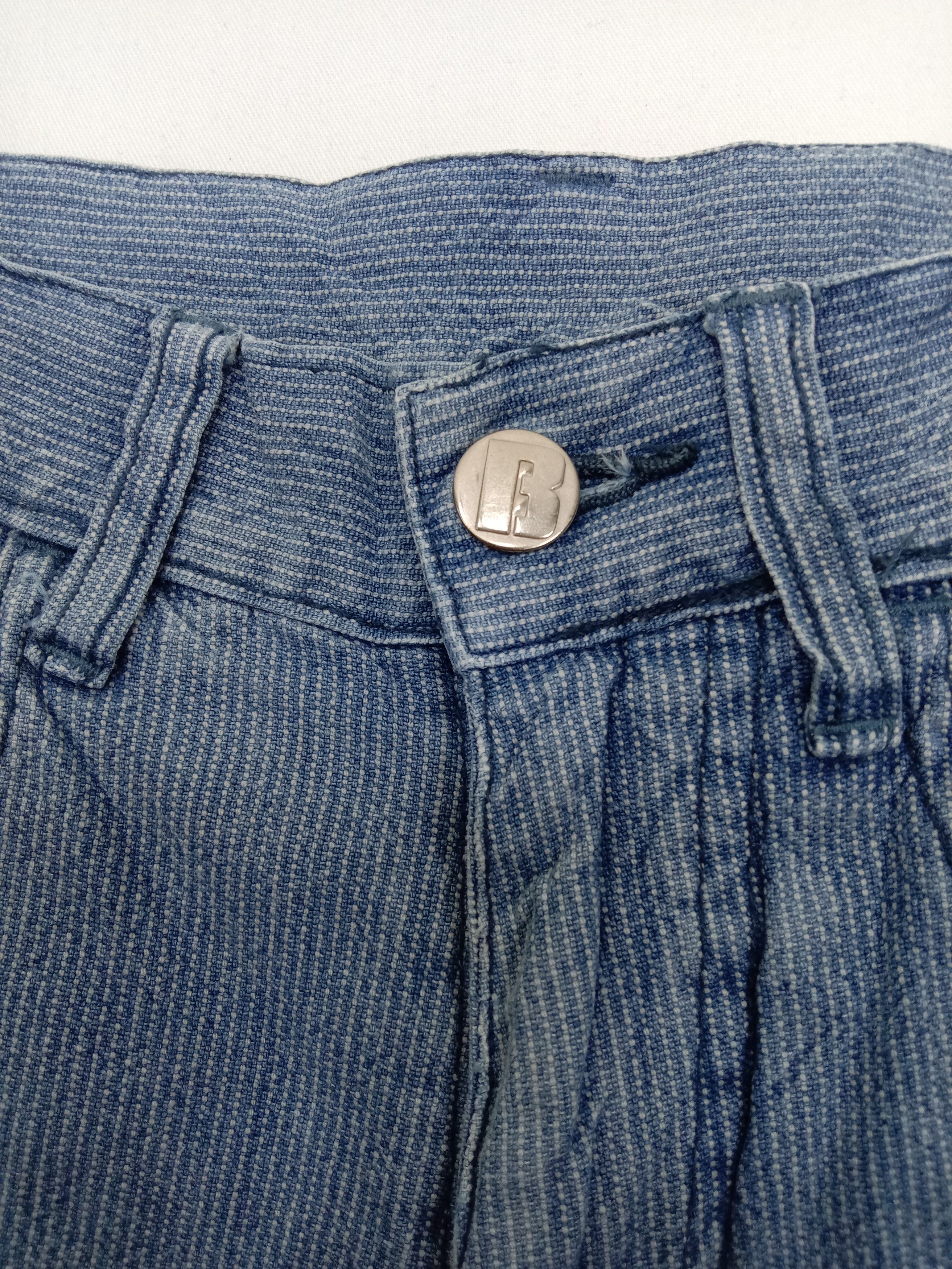 Japanese Brand Vintage Barrel Roll Baggy Jeans Size US 32 / EU 48 - 10 Thumbnail