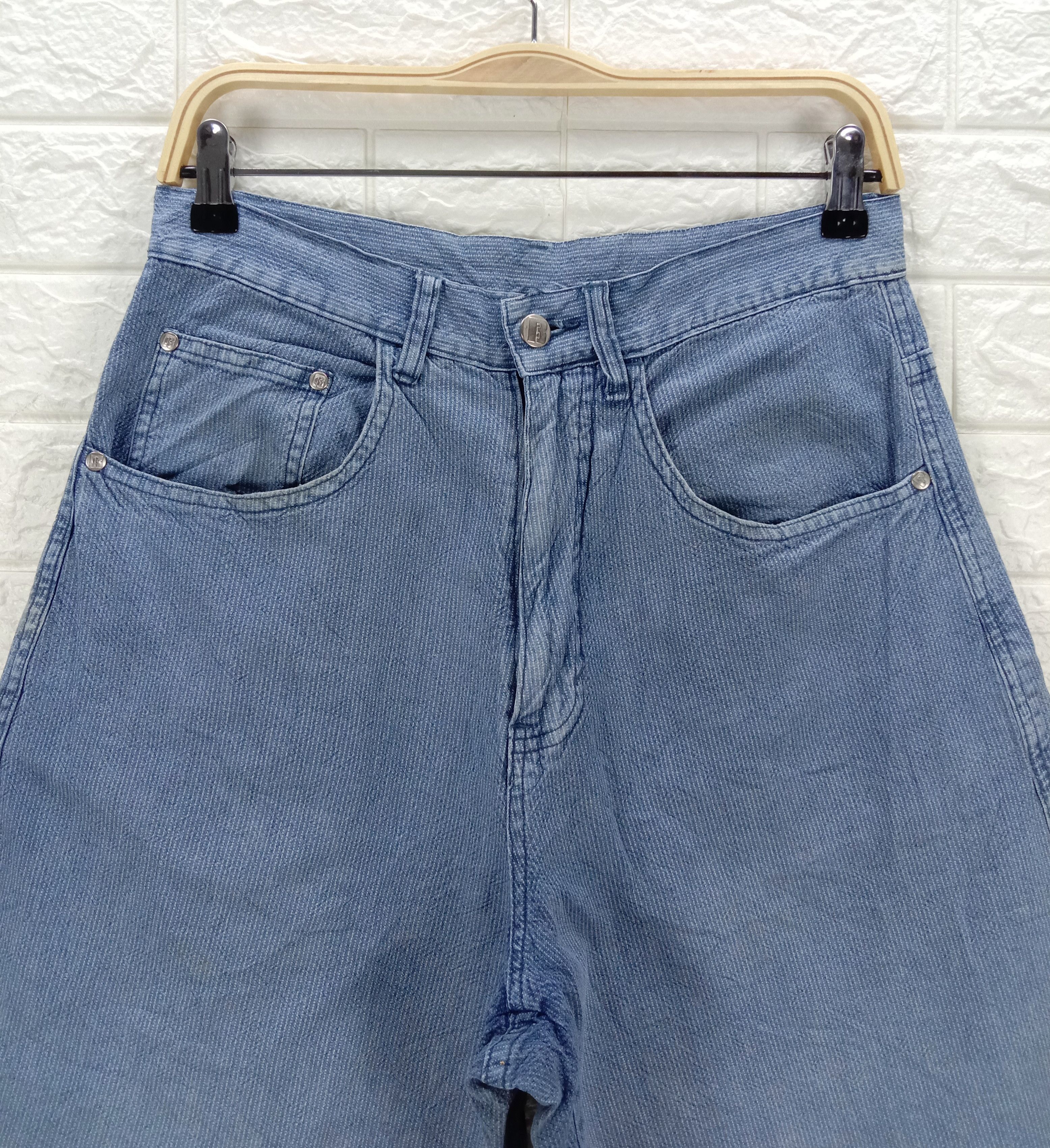 Japanese Brand Vintage Barrel Roll Baggy Jeans Size US 32 / EU 48 - 2 Thumbnail