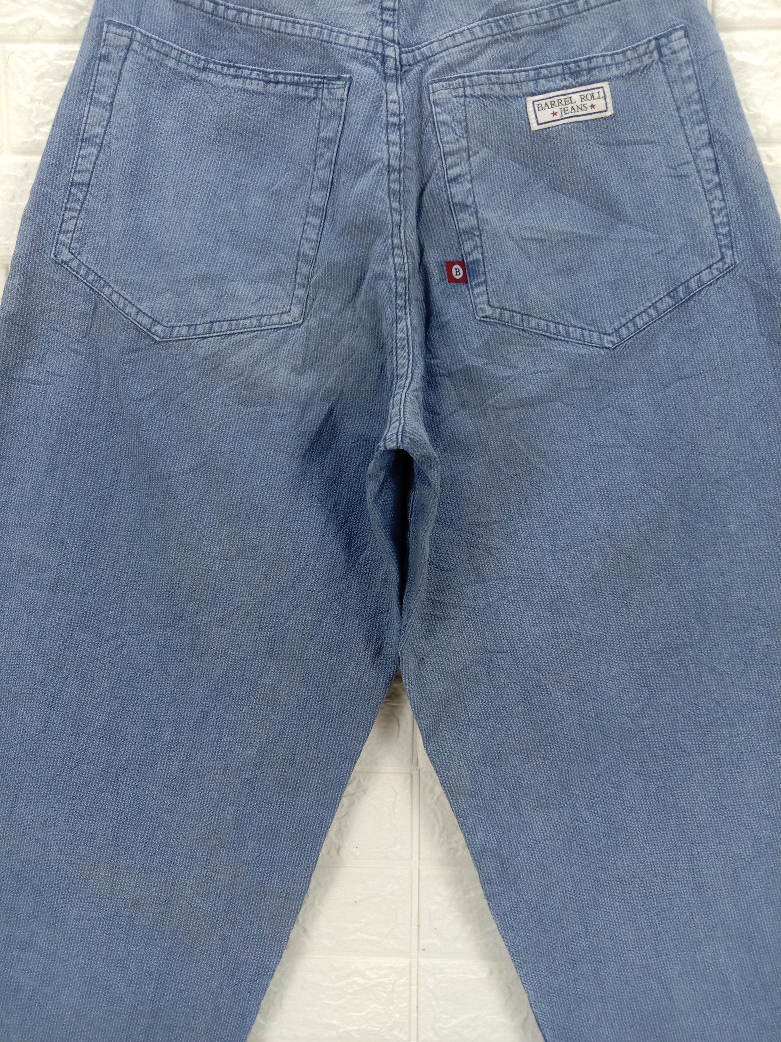 Japanese Brand Vintage Barrel Roll Baggy Jeans Size US 32 / EU 48 - 7 Thumbnail