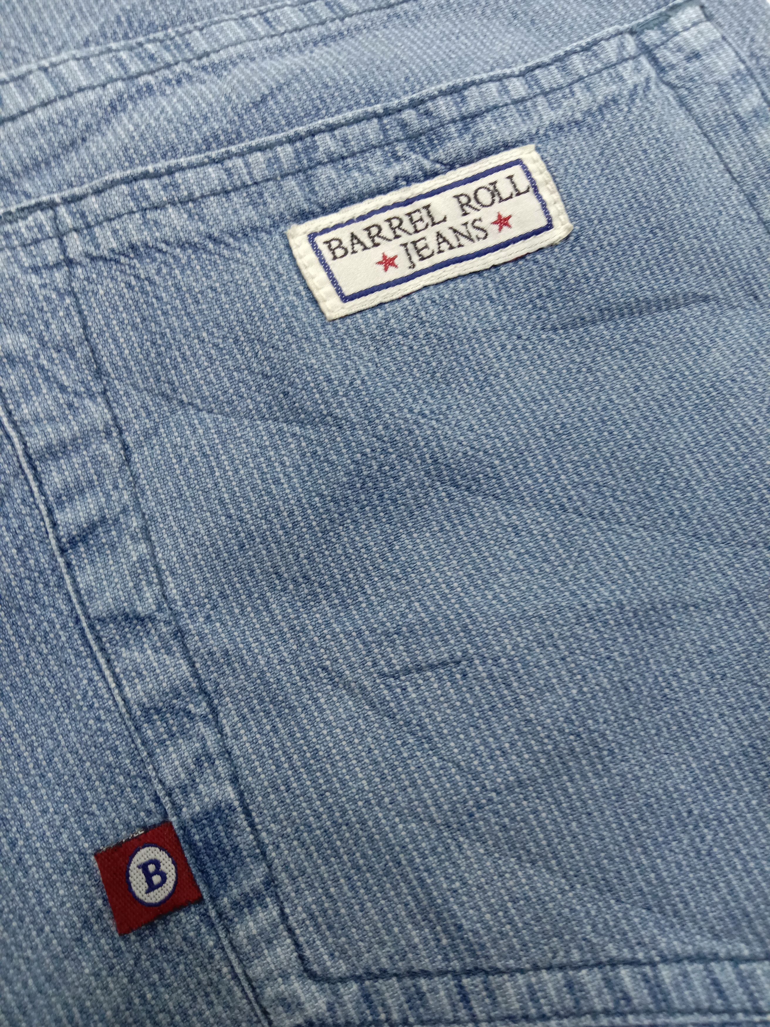 Japanese Brand Vintage Barrel Roll Baggy Jeans Size US 32 / EU 48 - 13 Thumbnail