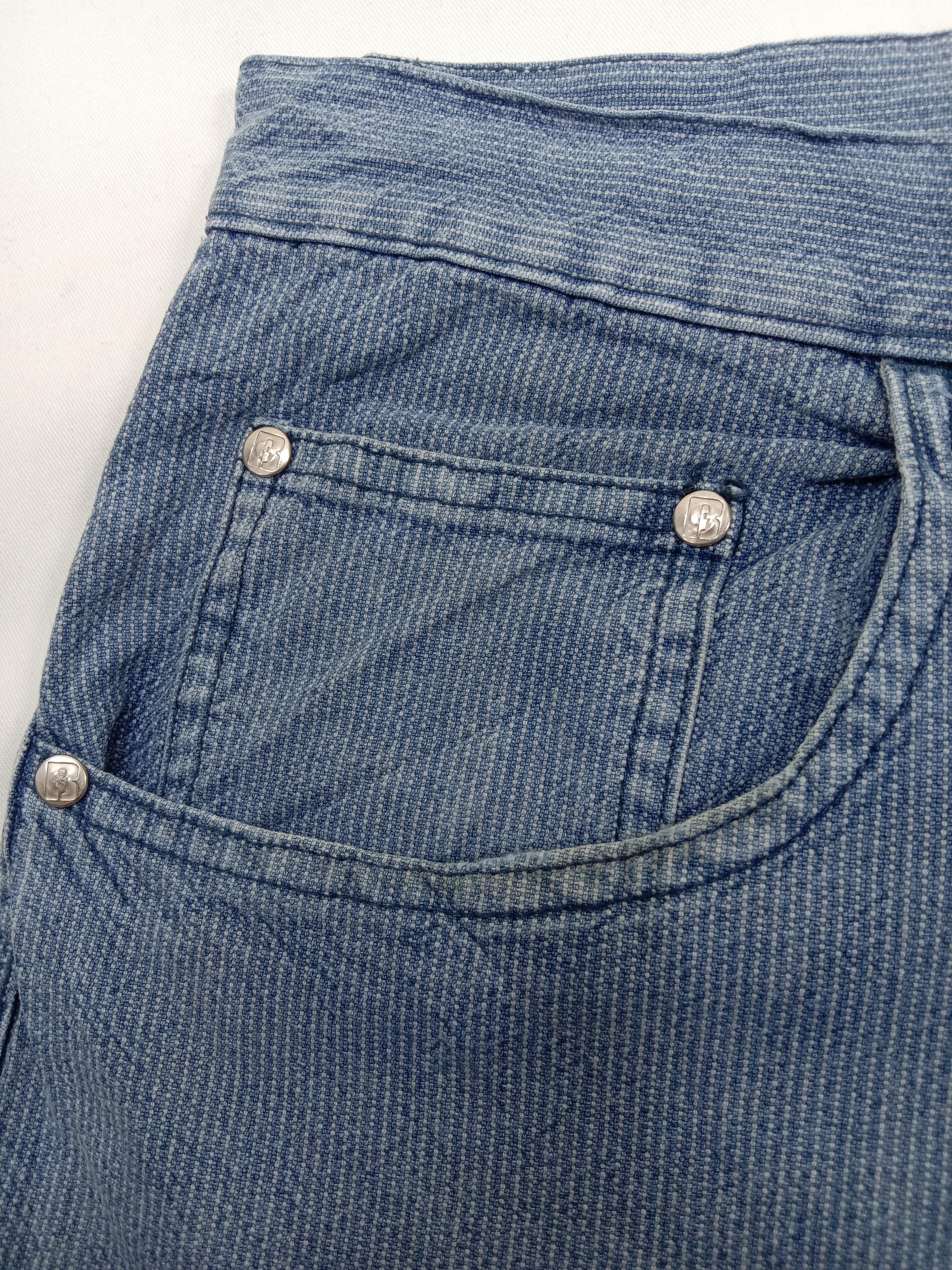 Japanese Brand Vintage Barrel Roll Baggy Jeans Size US 32 / EU 48 - 11 Thumbnail