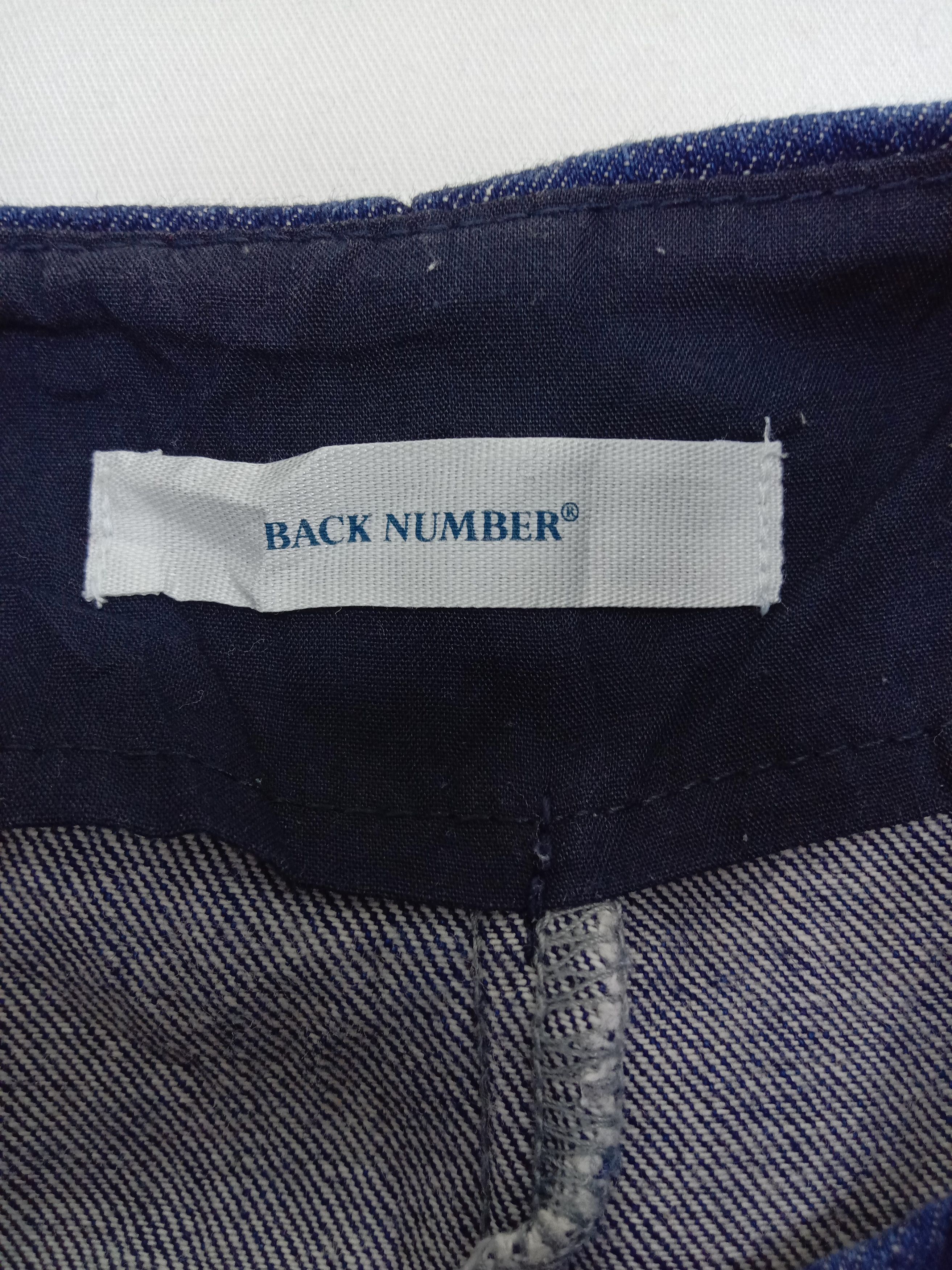 Japanese Brand Vintage Baggy Jeans Back Number Wide Denim Size US 32 / EU 48 - 13 Thumbnail