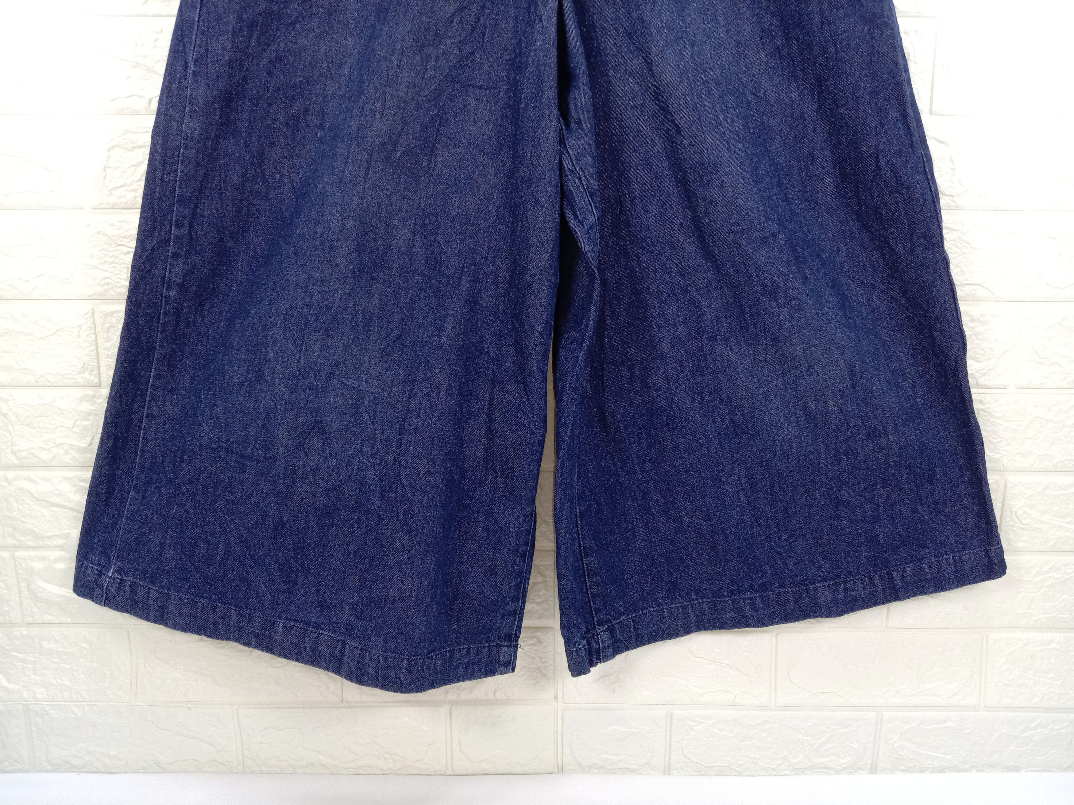 Japanese Brand Vintage Baggy Jeans Back Number Wide Denim Size US 32 / EU 48 - 4 Thumbnail