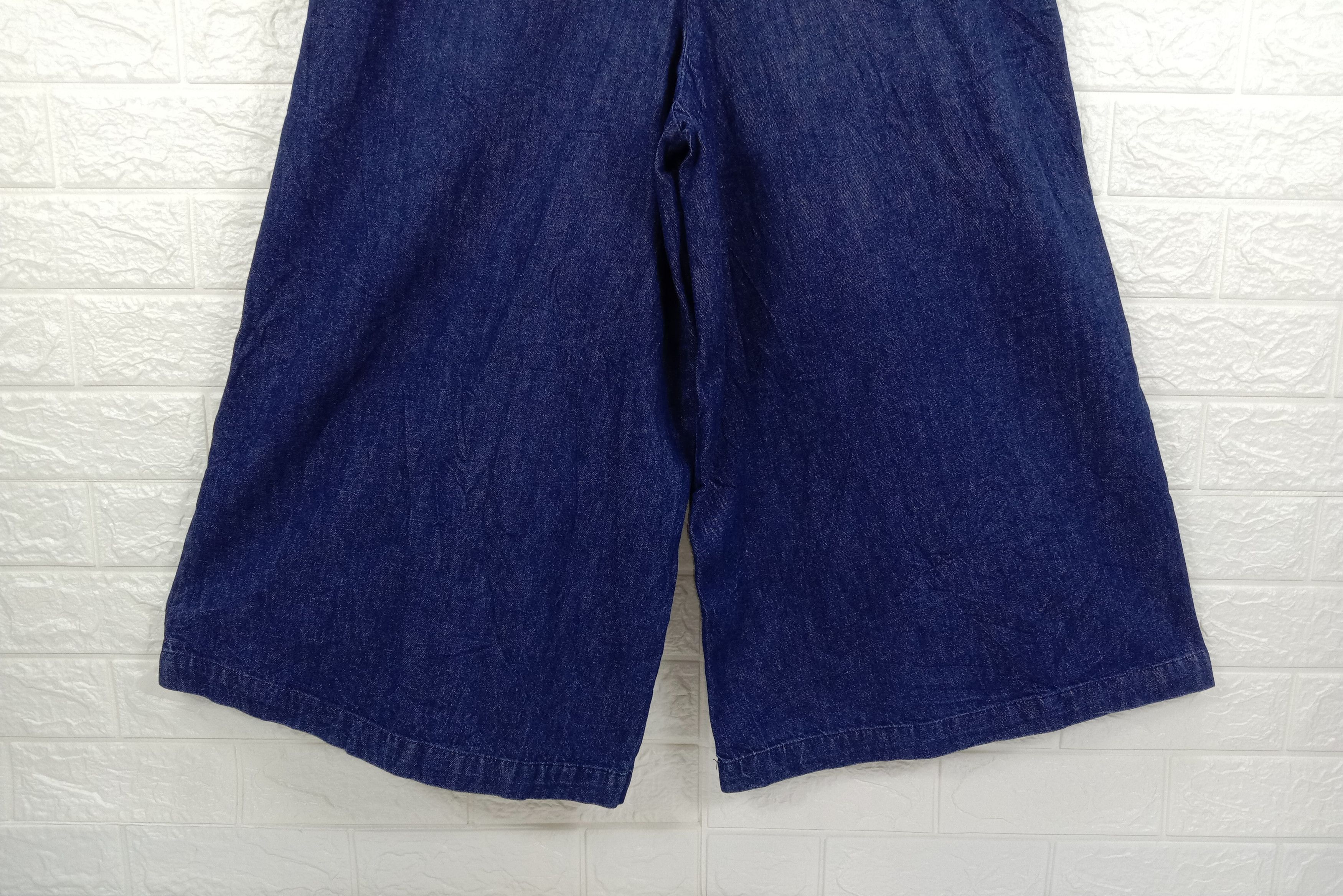 Japanese Brand Vintage Baggy Jeans Back Number Wide Denim Size US 32 / EU 48 - 8 Thumbnail