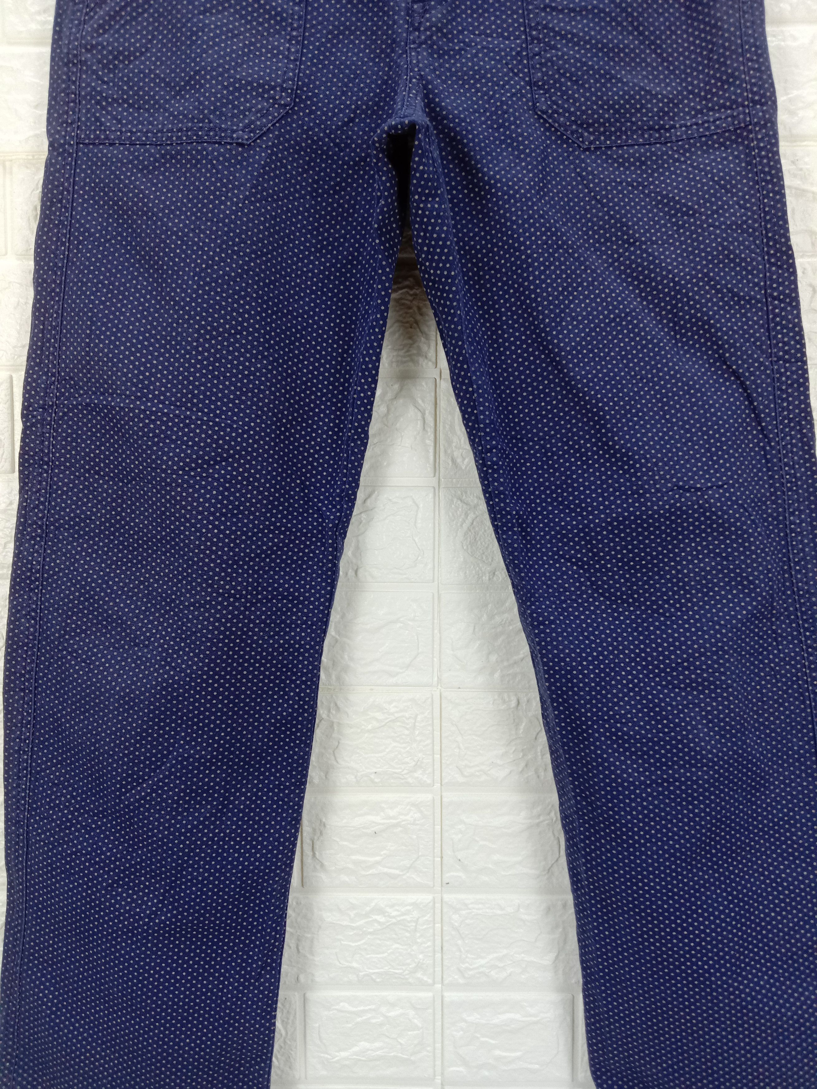 Japanese Brand Vintage Japanese Brand Buckle Belt Polkadot Pants Size 32" / US 10 / IT 46 - 3 Thumbnail