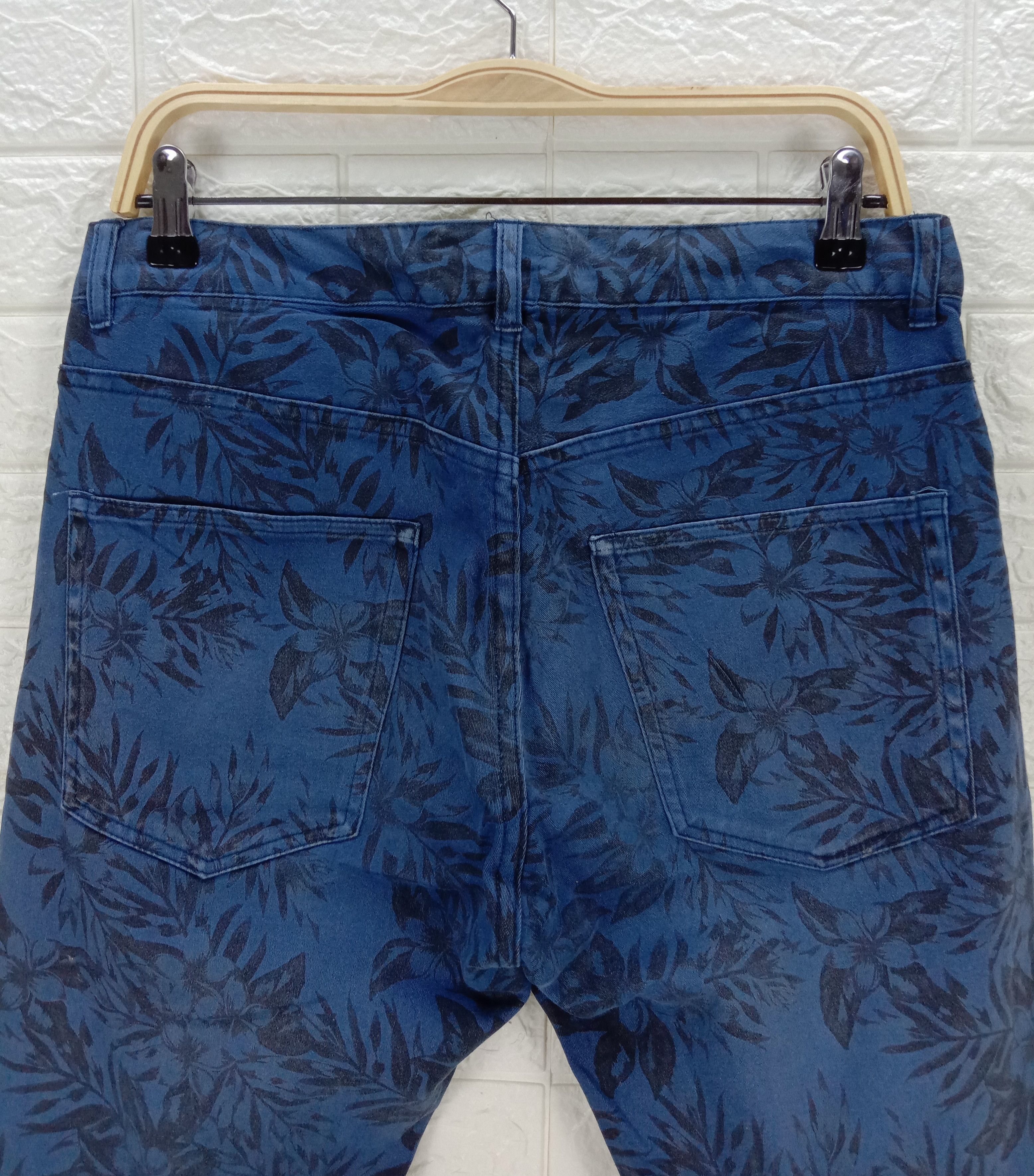 Beams Plus Vintage Beams Floral Theme Over Printed Pants Size US 32 / EU 48 - 6 Thumbnail
