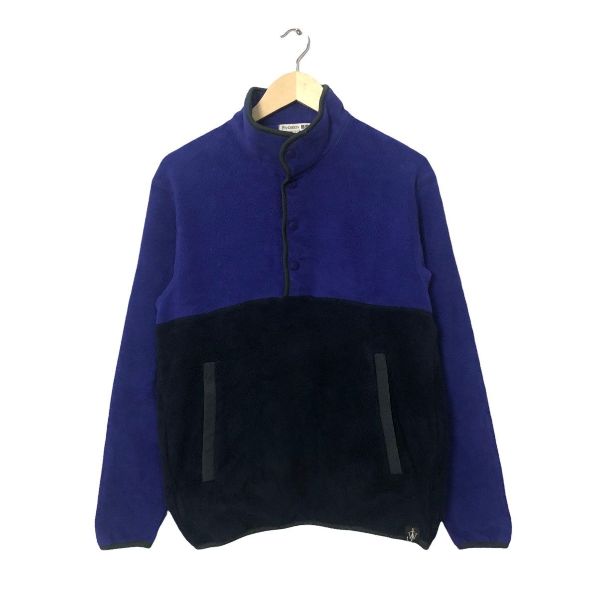JW Anderson Vintage J.W Anderson Uniqlo Half Button Fleece Sweater Size US M / EU 48-50 / 2 - 1 Thumbnail