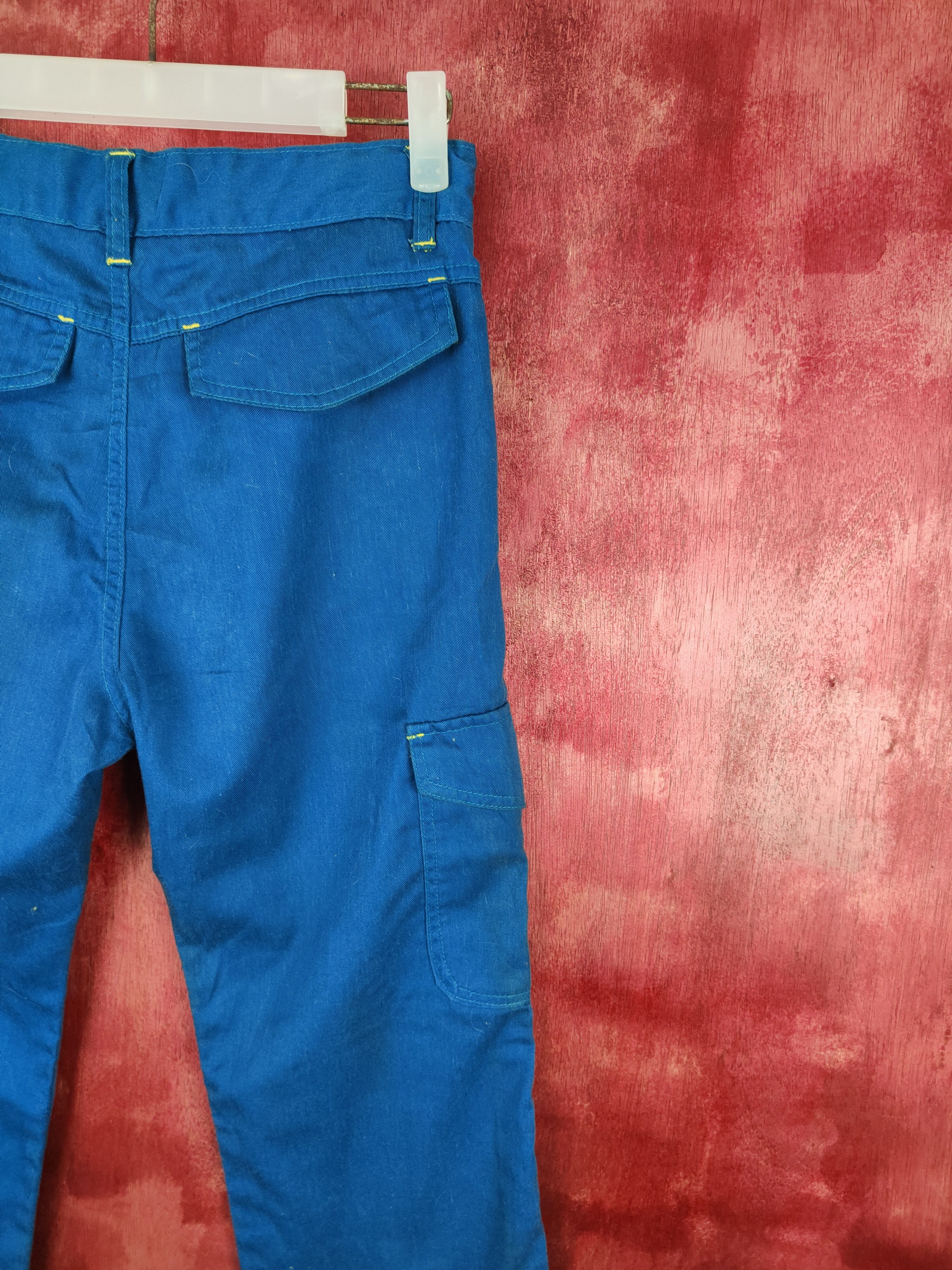 Japanese Brand × Vintage Japanese Brand Blue Multi Pocket Tactical Cargo Pants #S633 Size US 27 - 10 Thumbnail