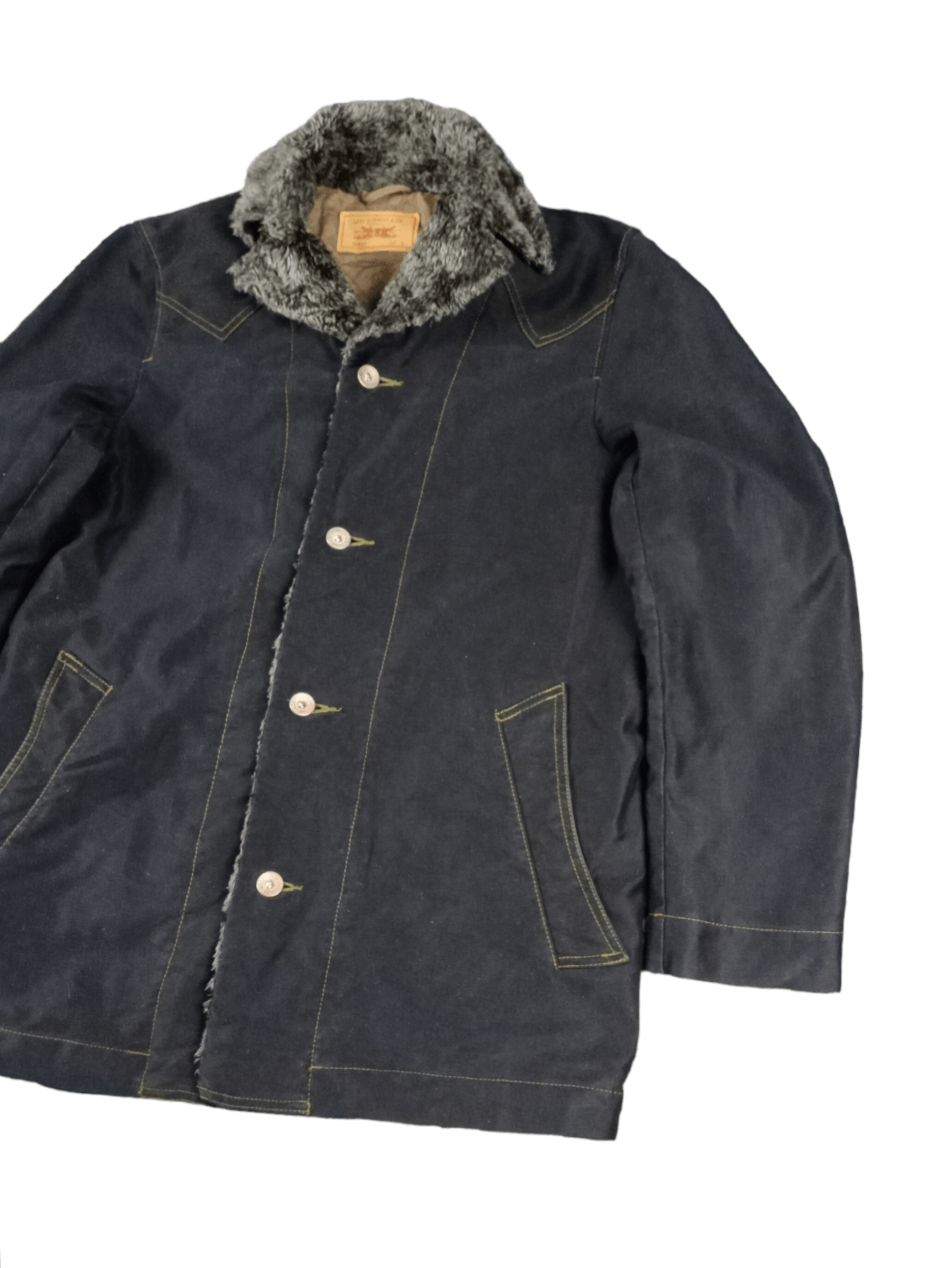 Levi's 💥RARE💥Vintage Y2K Levis Japan Sherpa Jacket Size US L / EU 52-54 / 3 - 2 Thumbnail