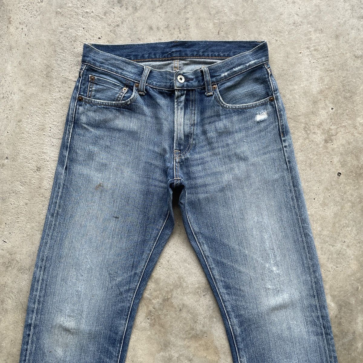 Japanese Brand W30💥 Vintage Japanese Brand Selvage Faded Denim Jeans Pants Size US 30 / EU 46 - 3 Thumbnail