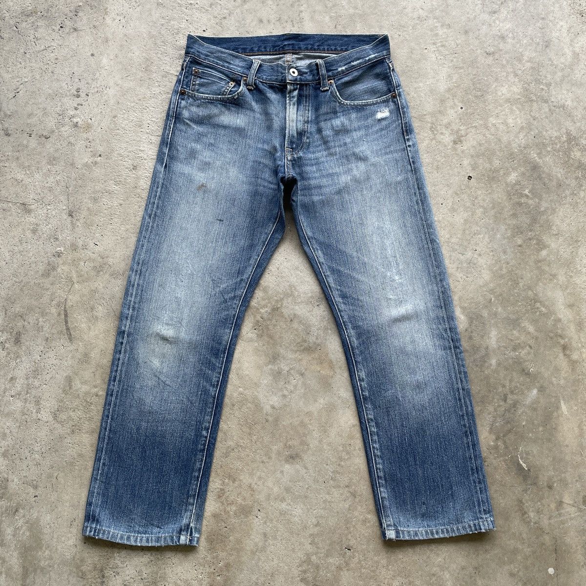 Japanese Brand W30💥 Vintage Japanese Brand Selvage Faded Denim Jeans Pants Size US 30 / EU 46 - 1 Thumbnail