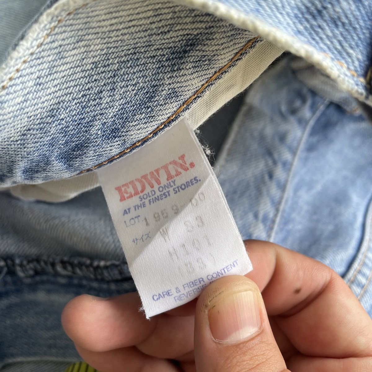 Edwin 90s Vintage Edwin Us Classic Faded Denim Jeans Pants W31 Size US 31 - 9 Thumbnail
