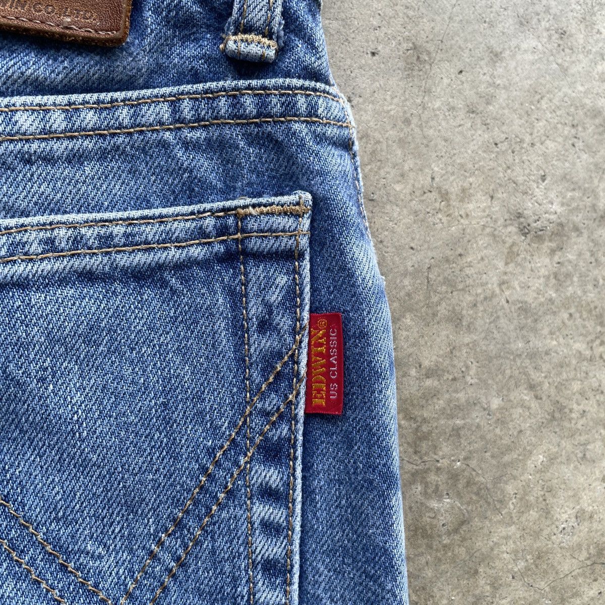 Edwin 90s Vintage Edwin Us Classic Faded Denim Jeans Pants W31 Size US 31 - 11 Thumbnail